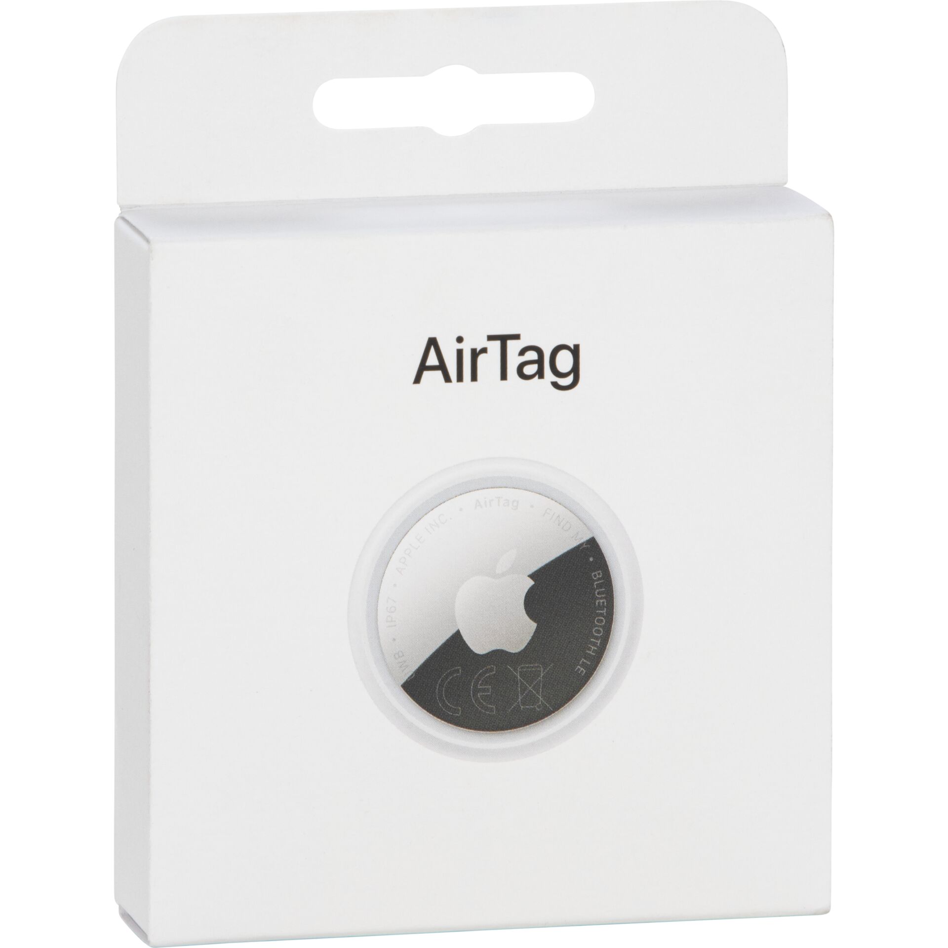 AirTag, Bluetooth-Tracker, Bluetooth tracking device, Metallplatte, runder Tag