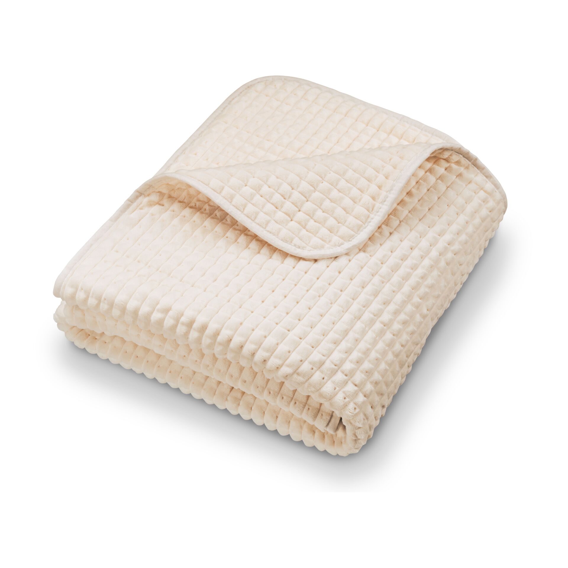 Decke, Quilt, Baumwolle, Beige, Struktur