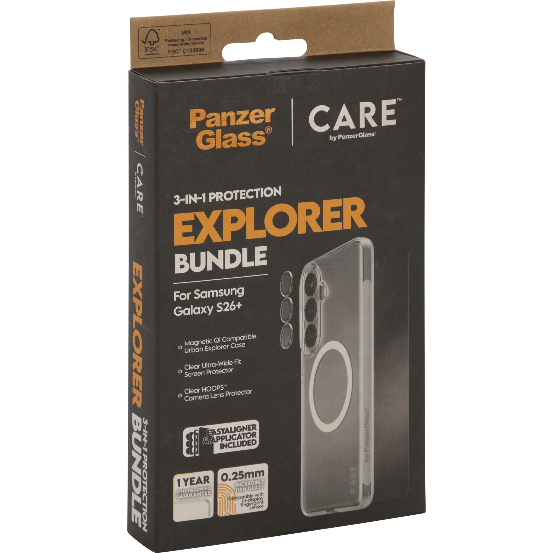 Schutzhülle, Galaxy S26+, Kameraschutz, Handy Case, Explorer Bundle