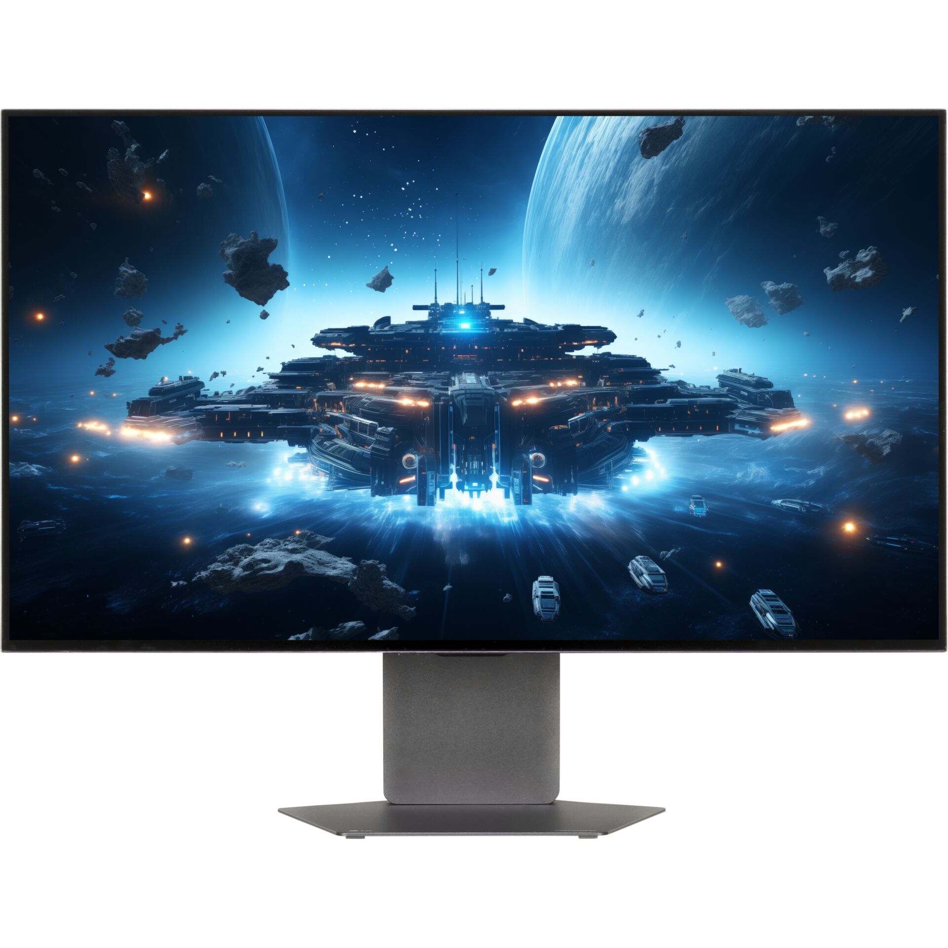 Monitor, 4K, Raumteppich?, Weltraum-Szene, Gaming-Monitor