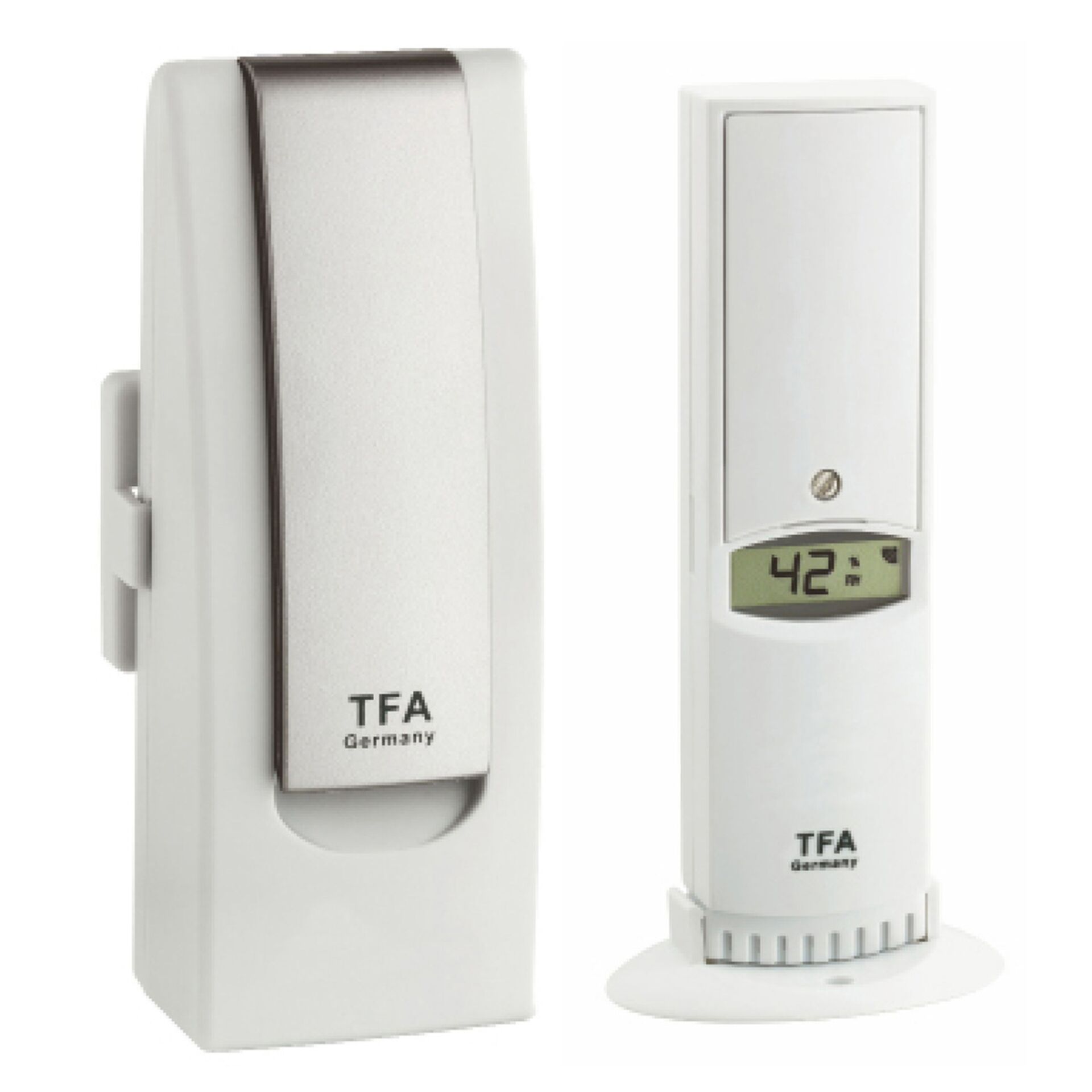 Thermostat, Raumthermostat, Digitalanzeige, Weiß, TFA