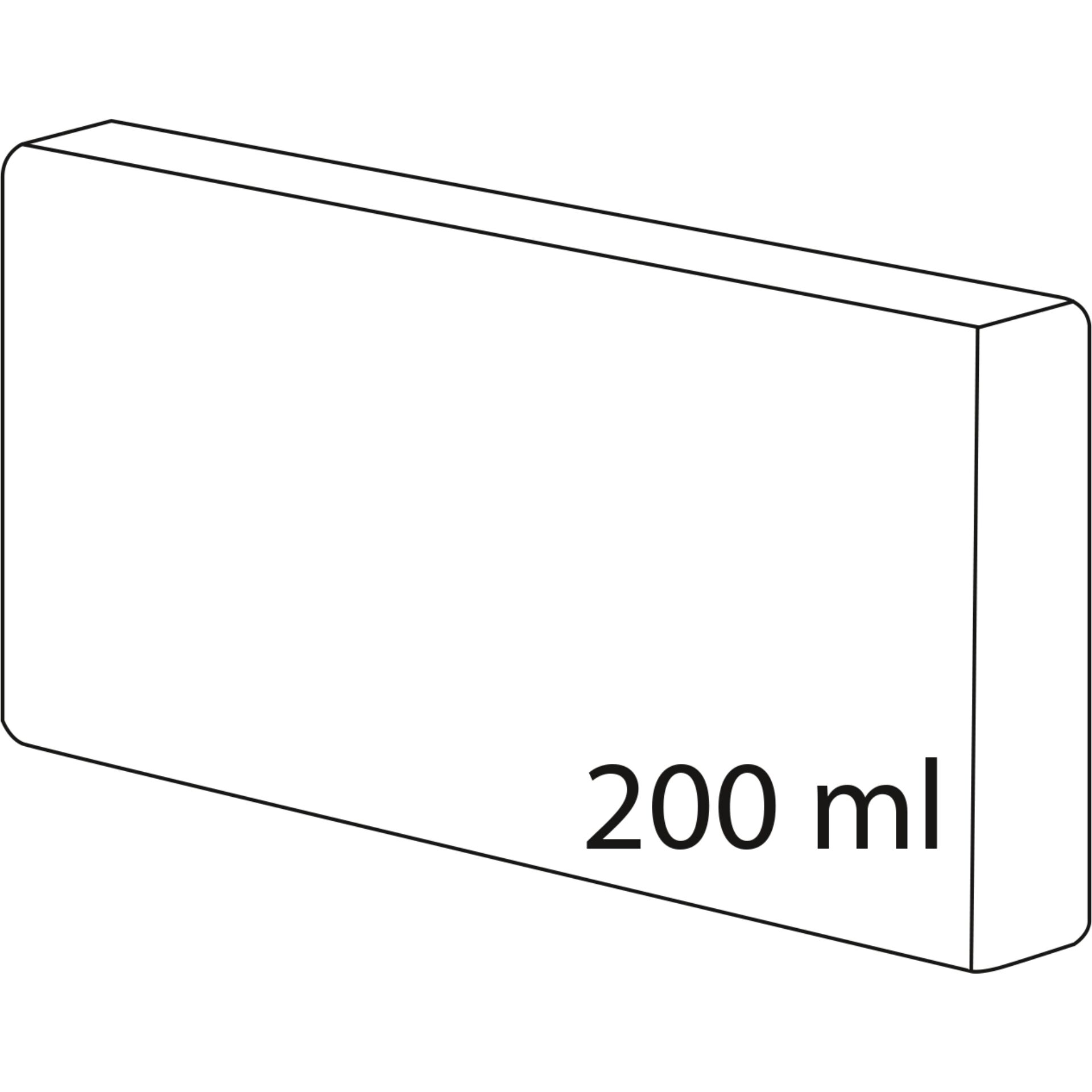 200 ml, Box, Karton, Verpackung, Rechteckige Box