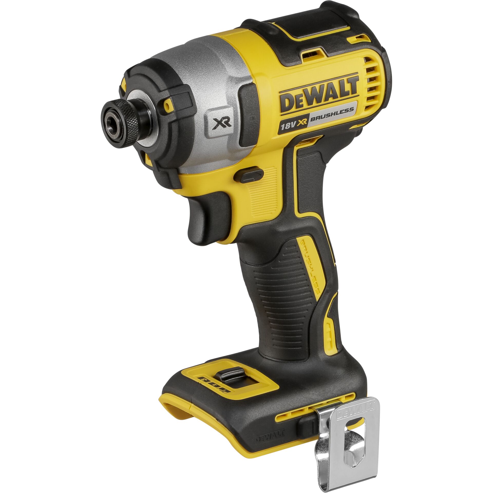 Akkuschrauber, Schrauber, Brushless, 18V, DeWalt, Akkuschrauber, Schlagbohrschrauber, 18V, Schwarz-Gelb, Kunststoffgriff