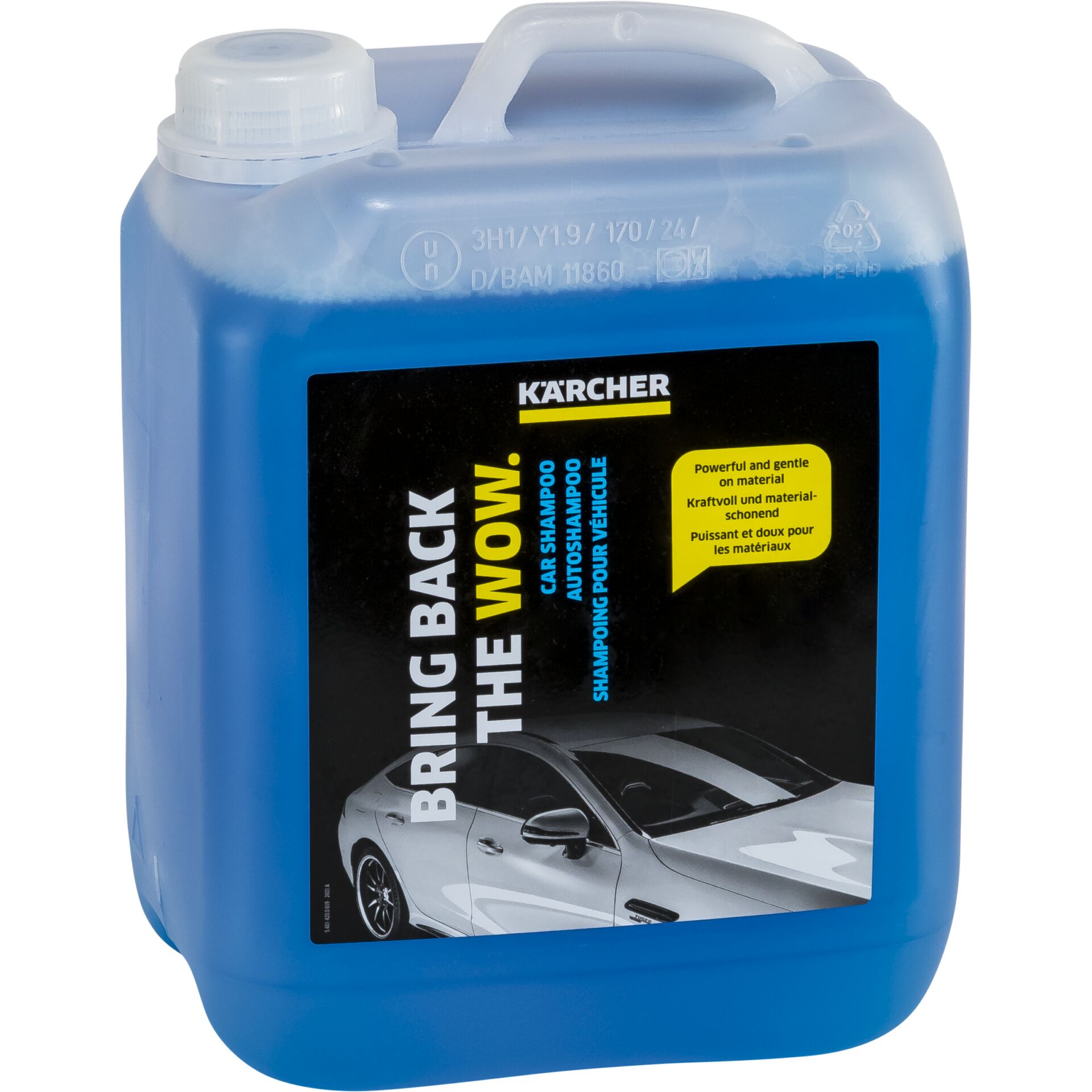 Kanne, Wasserkrug, Autoshampoo, Flüssigkeitbehälter, Blaues Liquid, Shampoo-Flasche, Fahrzeugreiniger