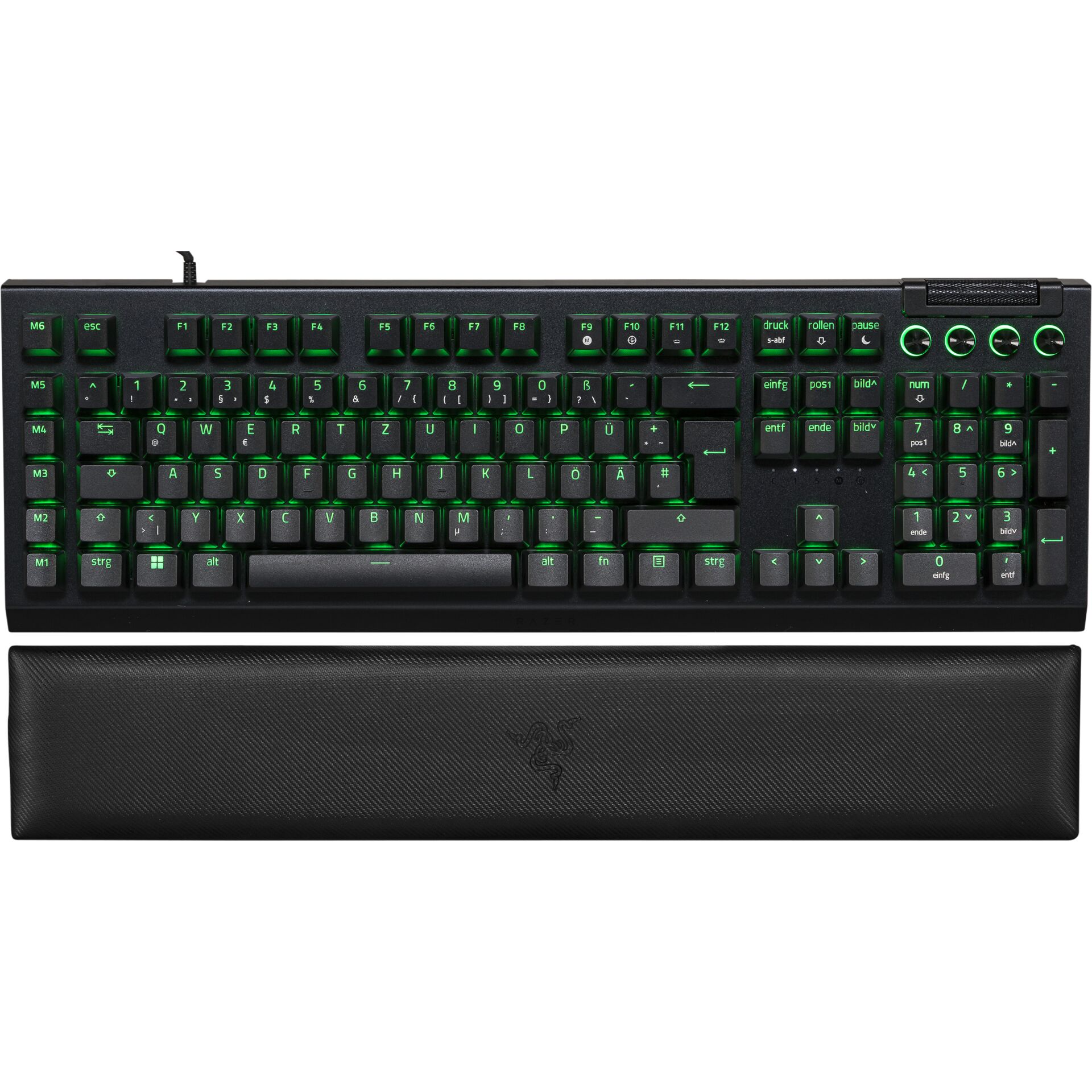 Gaming-Tastatur, Mechanische Tastatur, RGB-Beleuchtung, USB-Tastatur, Deutsches Layout