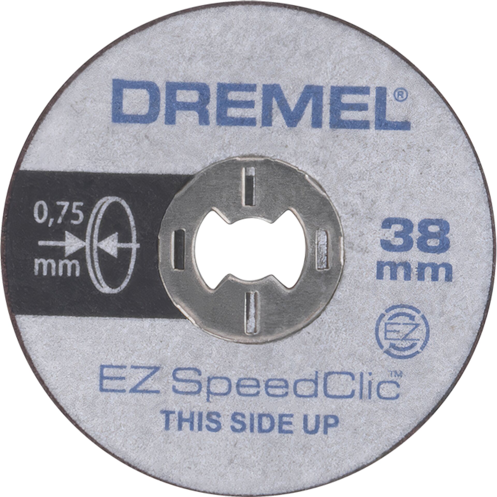 Schleifscheibe, Dremel EZ SpeedClic, 38 mm, Schruppscheibe?, Sicherheitsauflage?
