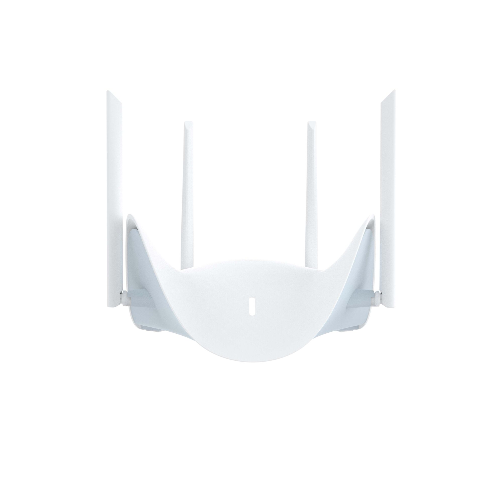 WLAN-Zugangspunkt, Router-Antennen, WiFi-Repeater, Weiß, Vier-Antenne
