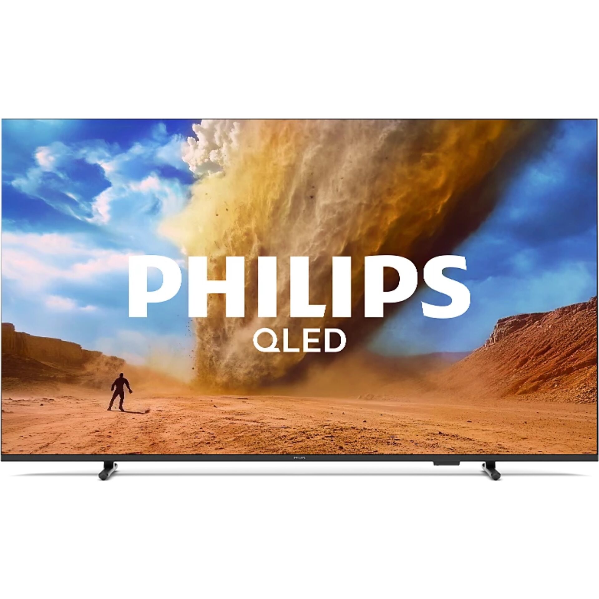 QLED, TV, Fernseher, Landschaft, Bildschirm