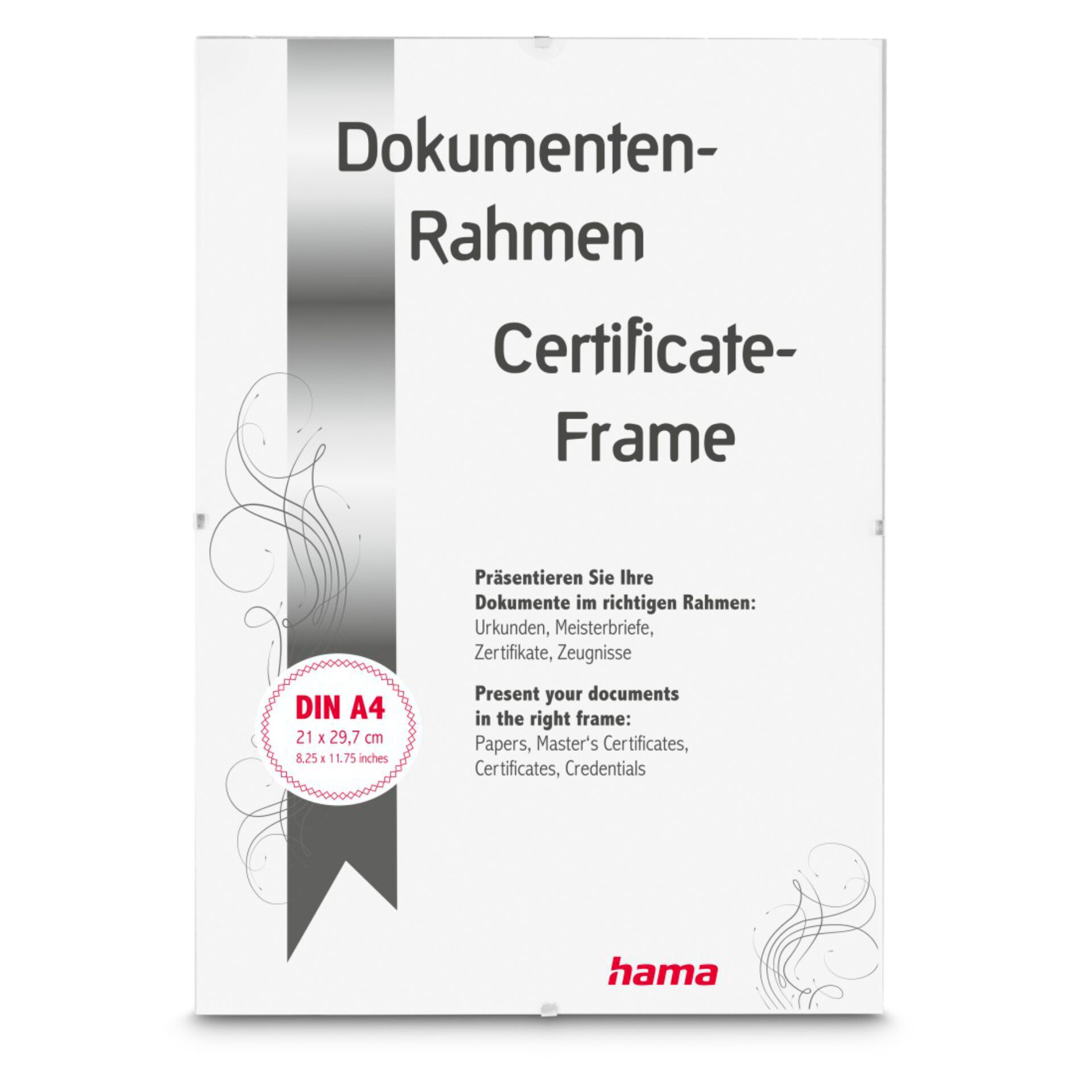 Erwachsener, Weiblich, Person, Frau, Kopf, Dokumente‑Rahmen, Zertifikat‑Frame, DIN A4, Rahmen, Zweck: Zertifikate
