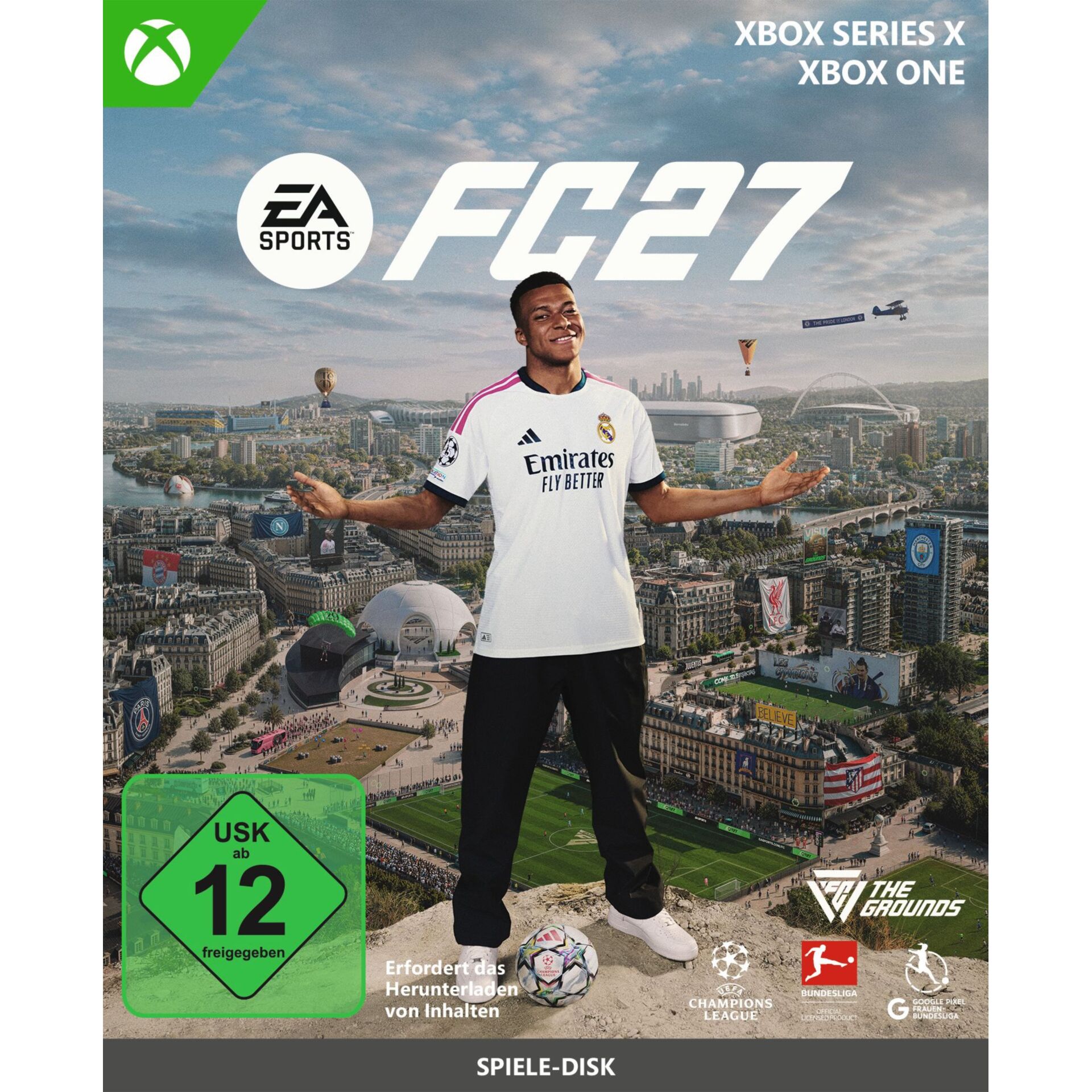 Fußball, Fußballspiel, Cover Art, Spielerfigur, USK 12