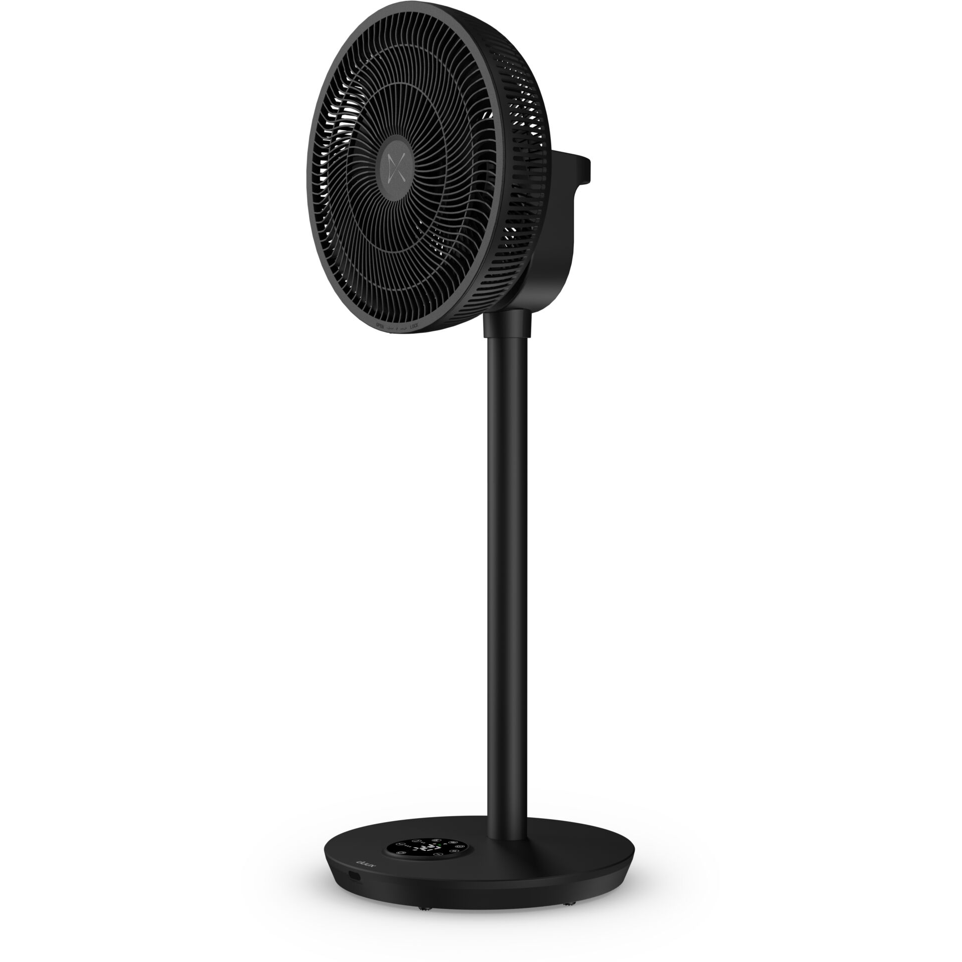 Ventilator, Standventilator, Flügelventilator, Standventilator, Malmgitter?, Ventilator, Standventilator, Schwarz, verstellbar, Bedienrad