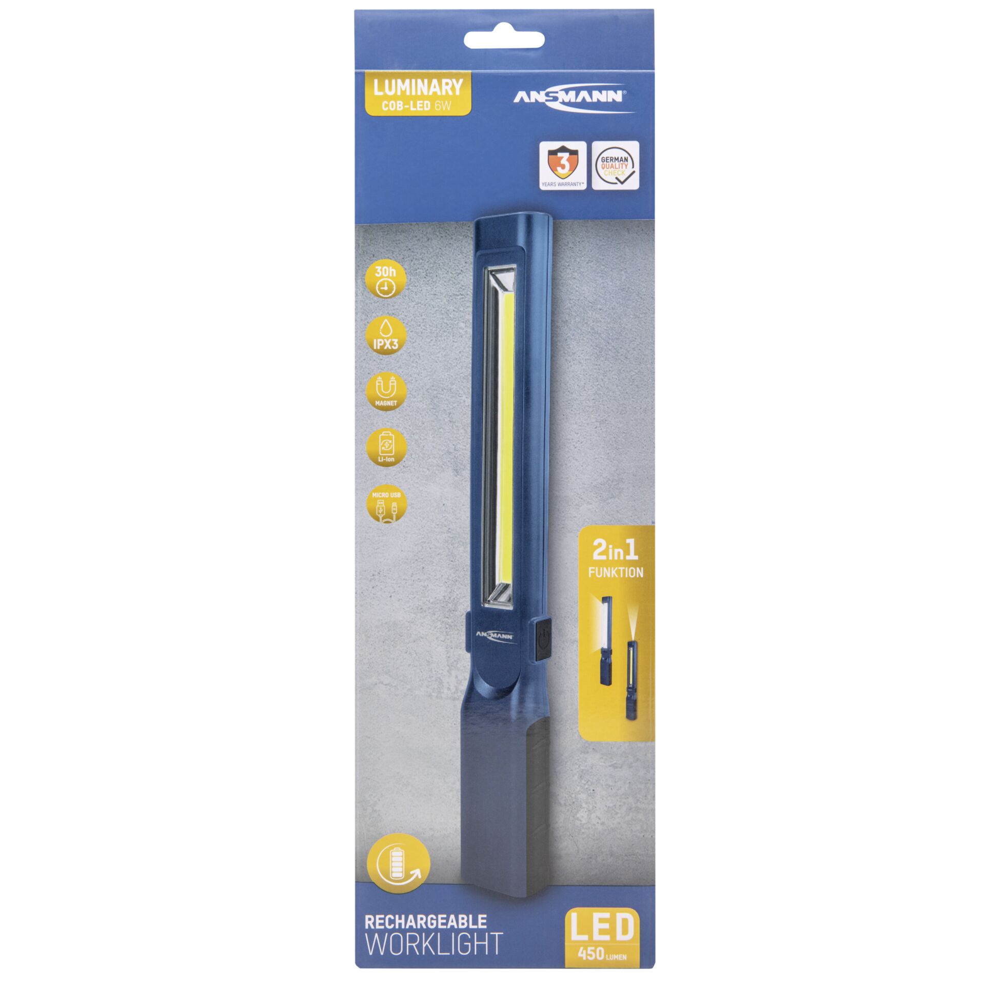 Ansmann WL450R slim LED  Werkstattleuchte
