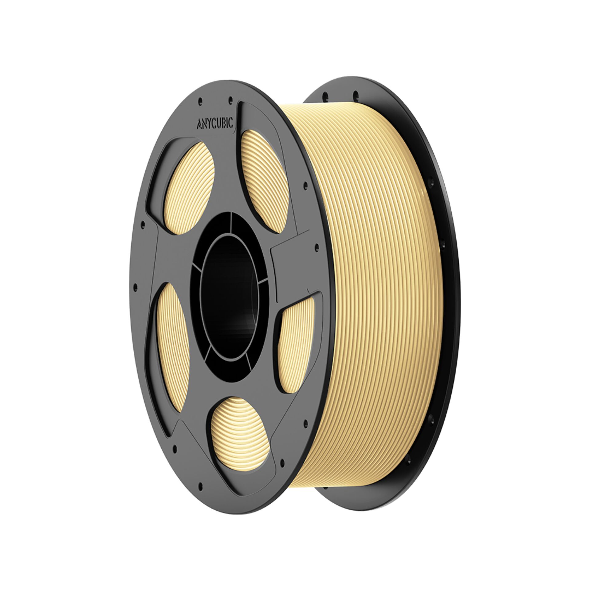 3D-Druckfilament, PLA-Filament, Beige, Spulenform, Klargespult