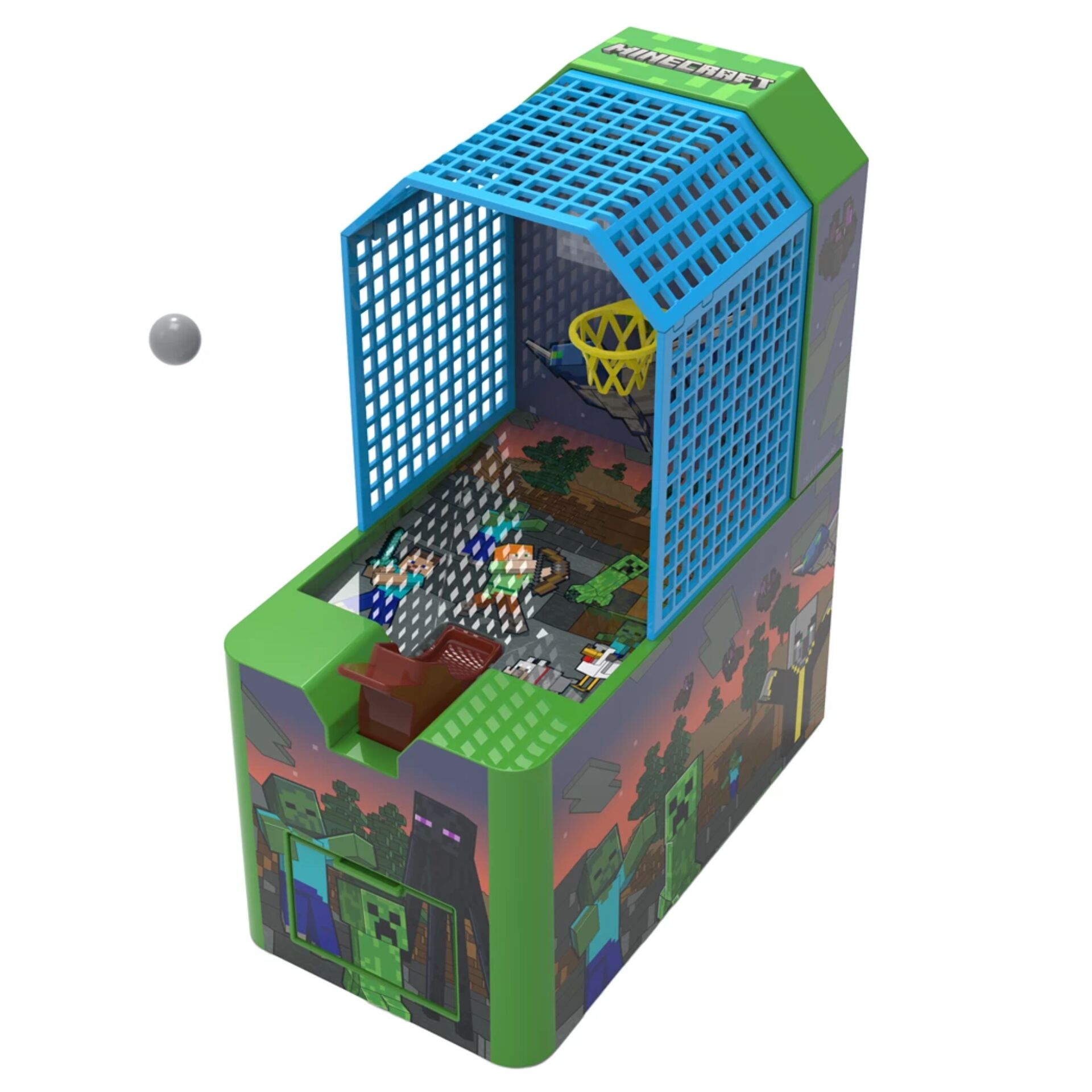Minecraft, Spielzeug, Basketballkorb, Miniature-Veranstaltung, Stadion