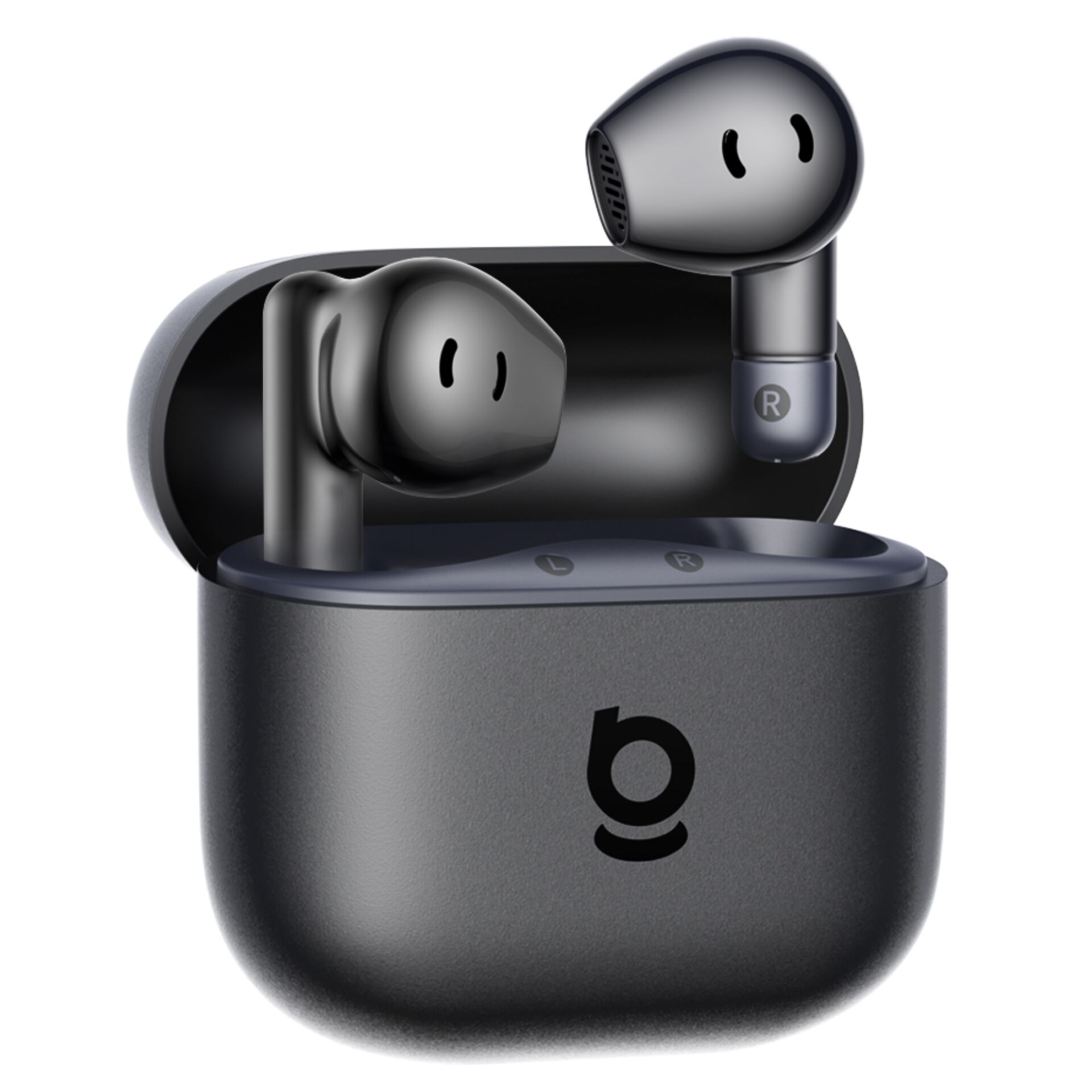 In-Ear-Kopfhörer, Wireless, Bluetooth, Case, Schwarz