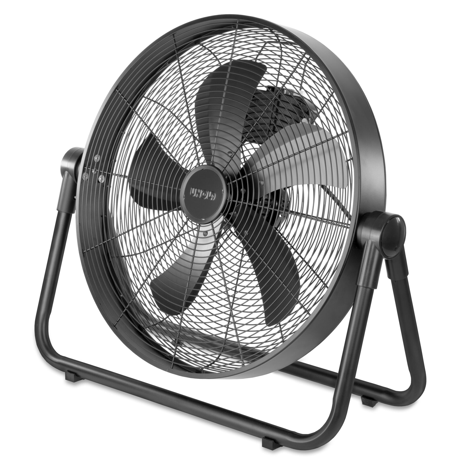 Ventilator, Tischventilator, Metallrahmen, Schwarz, Kleiner Standventilator