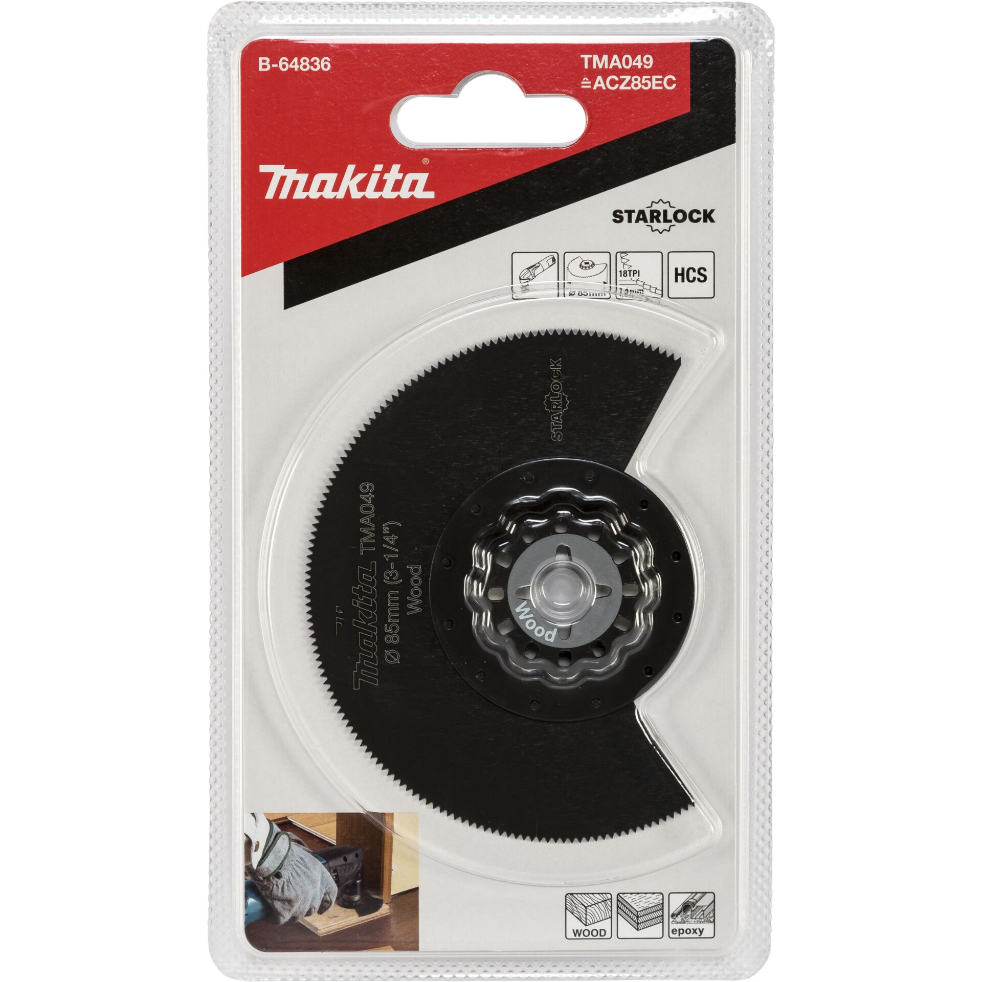 Makita Segmentsägebl. 85mm  TMA049