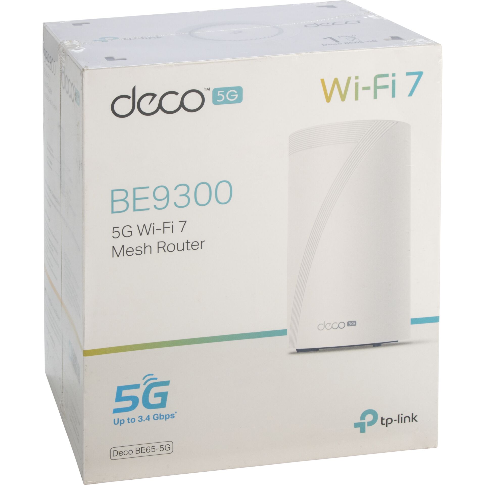 5G, Wi-Fi 7, Mesh Router, Beige/White, Verpackung