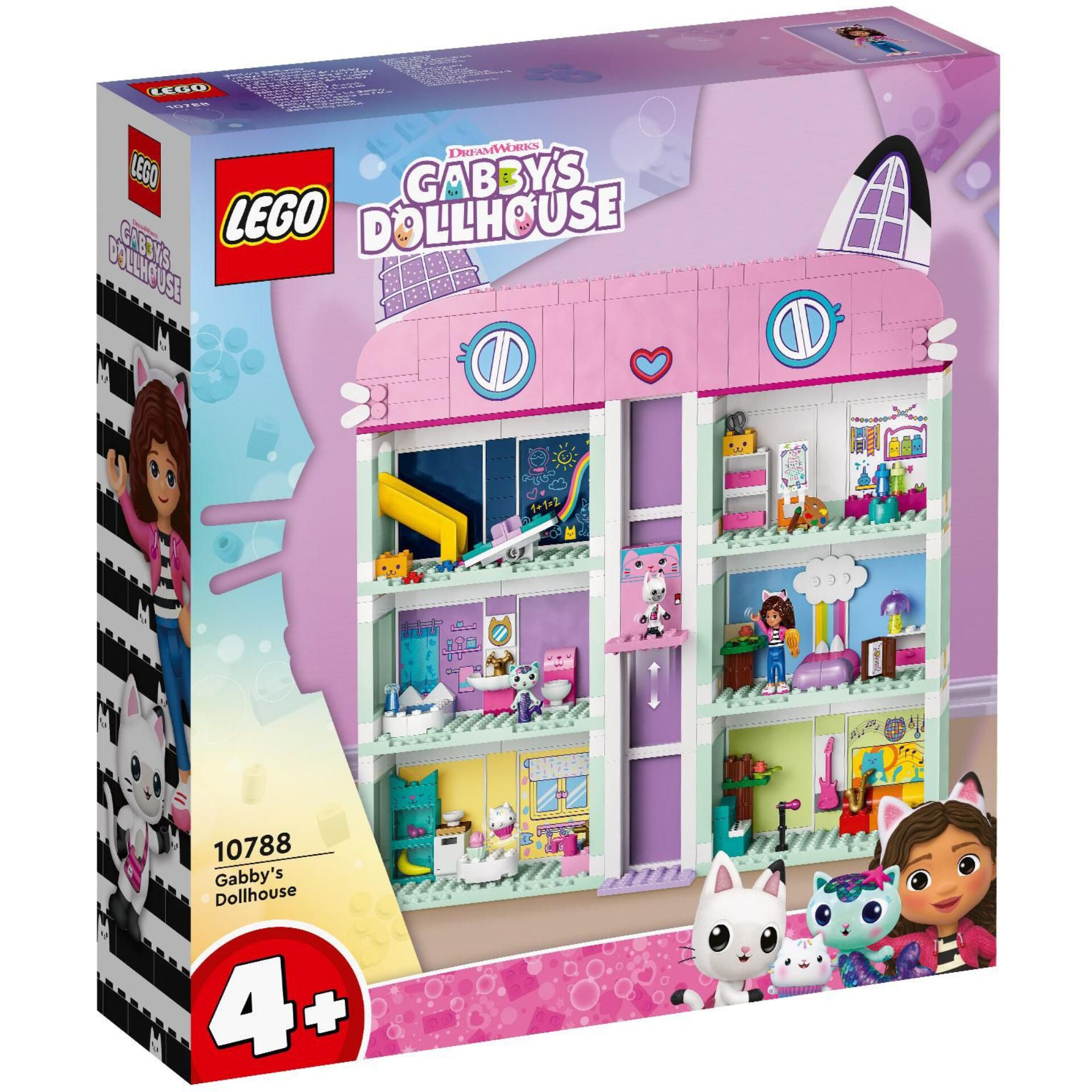 Lego, Dollhouse, Pink, Mehrstufig, Spielset