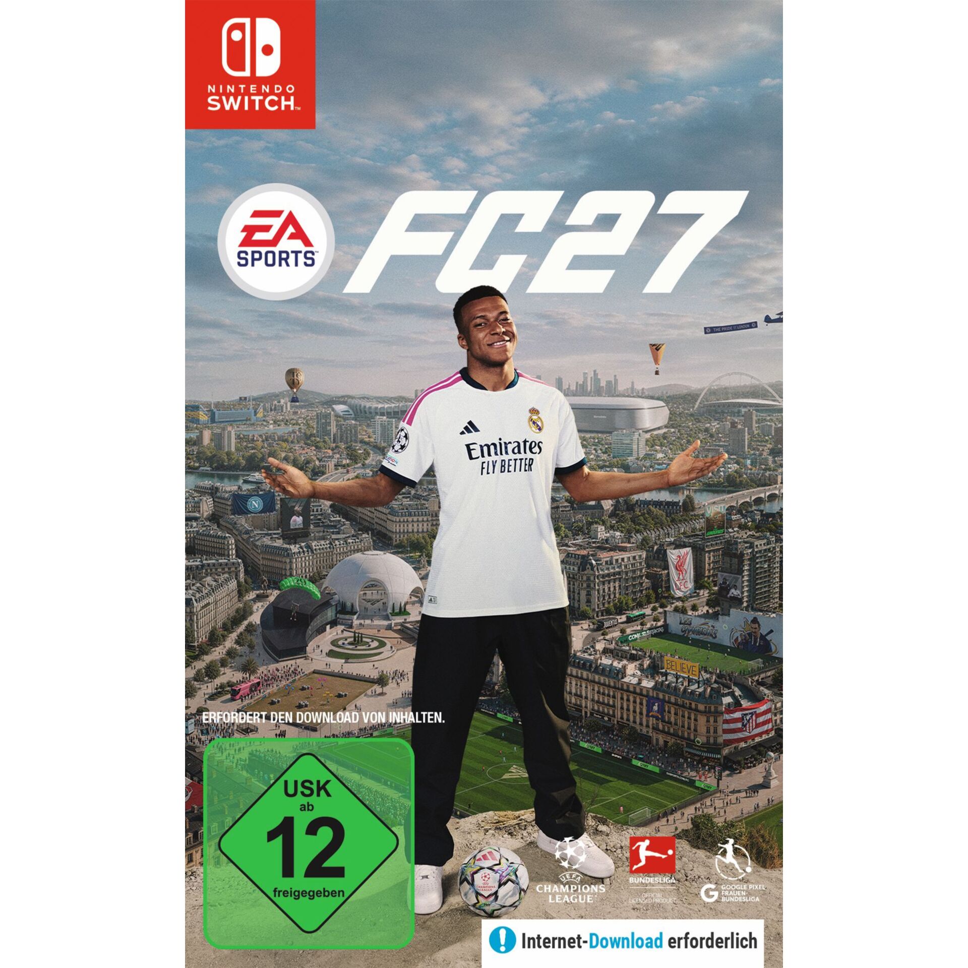 Nintendo Switch, EA Sports, FIFA 27, Fußball, Trikot