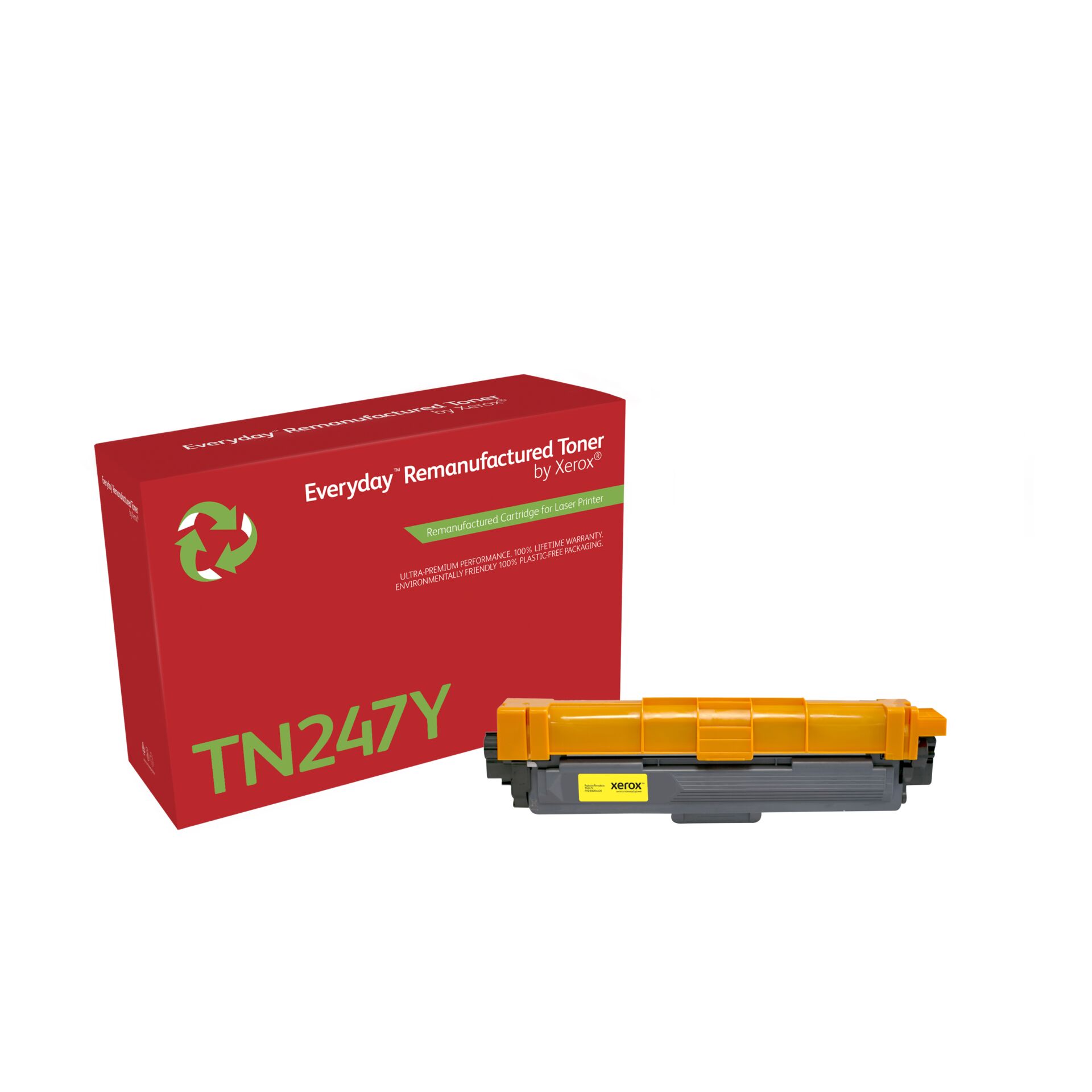 Toner, Tonerpatrone, Lasertoner, TN247Y, Wiederaufbereiteter