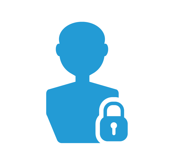 avatar, benutzersymbol, silhouette, schloss, privatsphäre