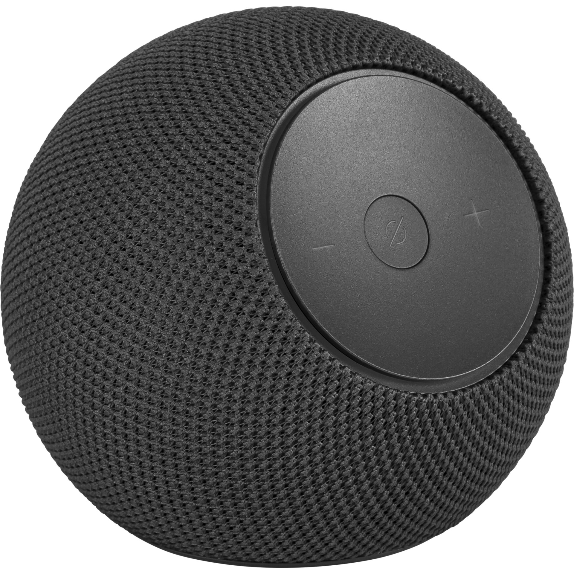 Smart speaker, Mesh fabric, Wireless, Bluetooth, Lautstärkeregler