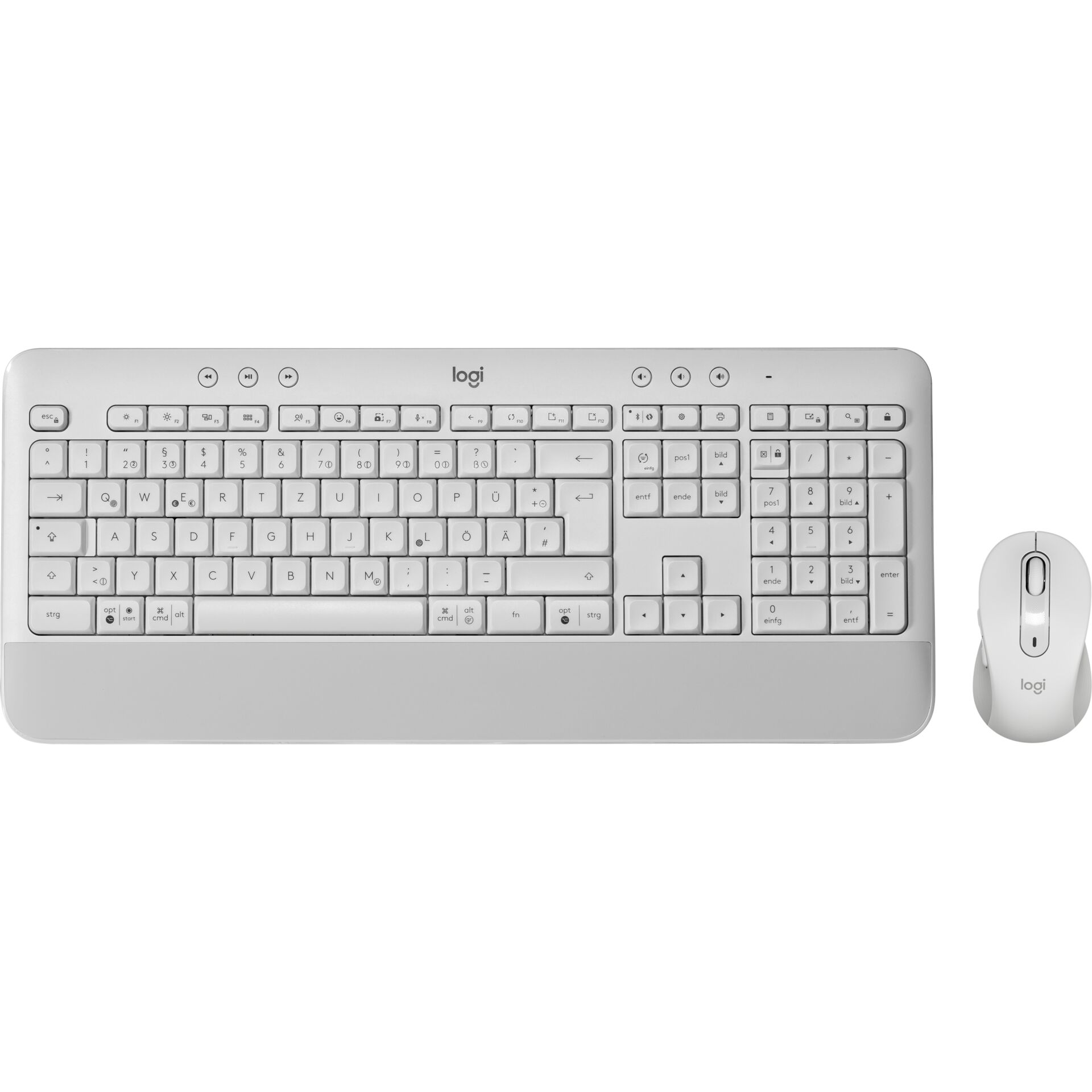 Computer, Computerausrüstung, Computer-Tastatur, Elektronik, Hardware, Computer, Computerausrüstung, Computer-Tastatur, Elektronik, Hardware, Tastatur, Kabellose Tastatur, QWERTZ, Bluetooth, Schwarz/Weiß