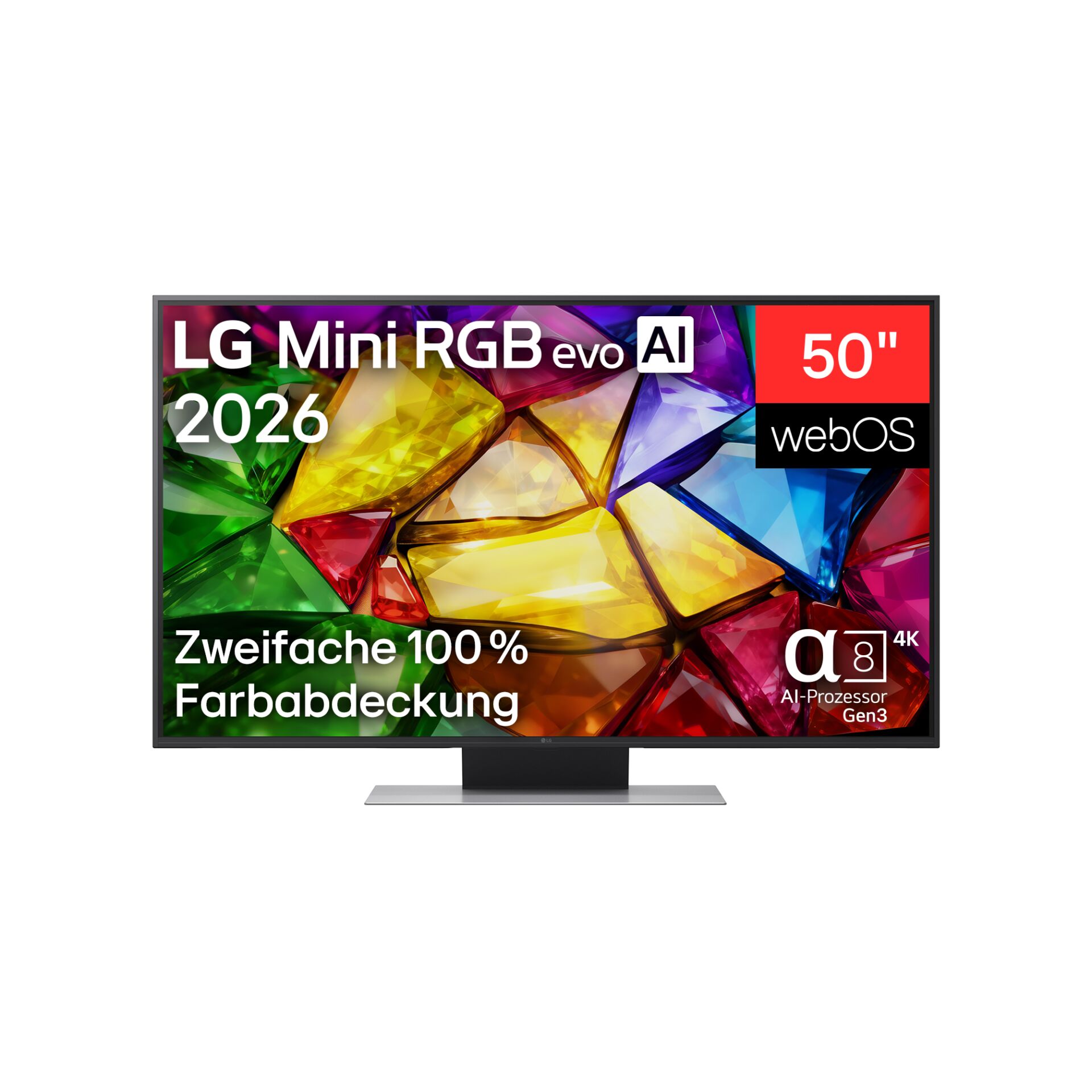 50 Zoll, Monitor, LED, 4K, AI-Prozessor Gen3