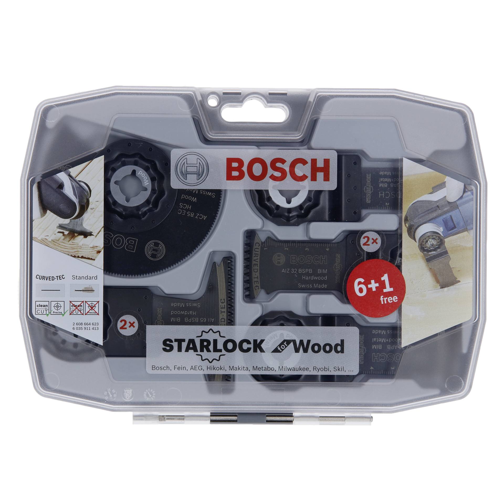 Bosch Best of Wood Starlock-Set  für Holz und Metal 7-tlg