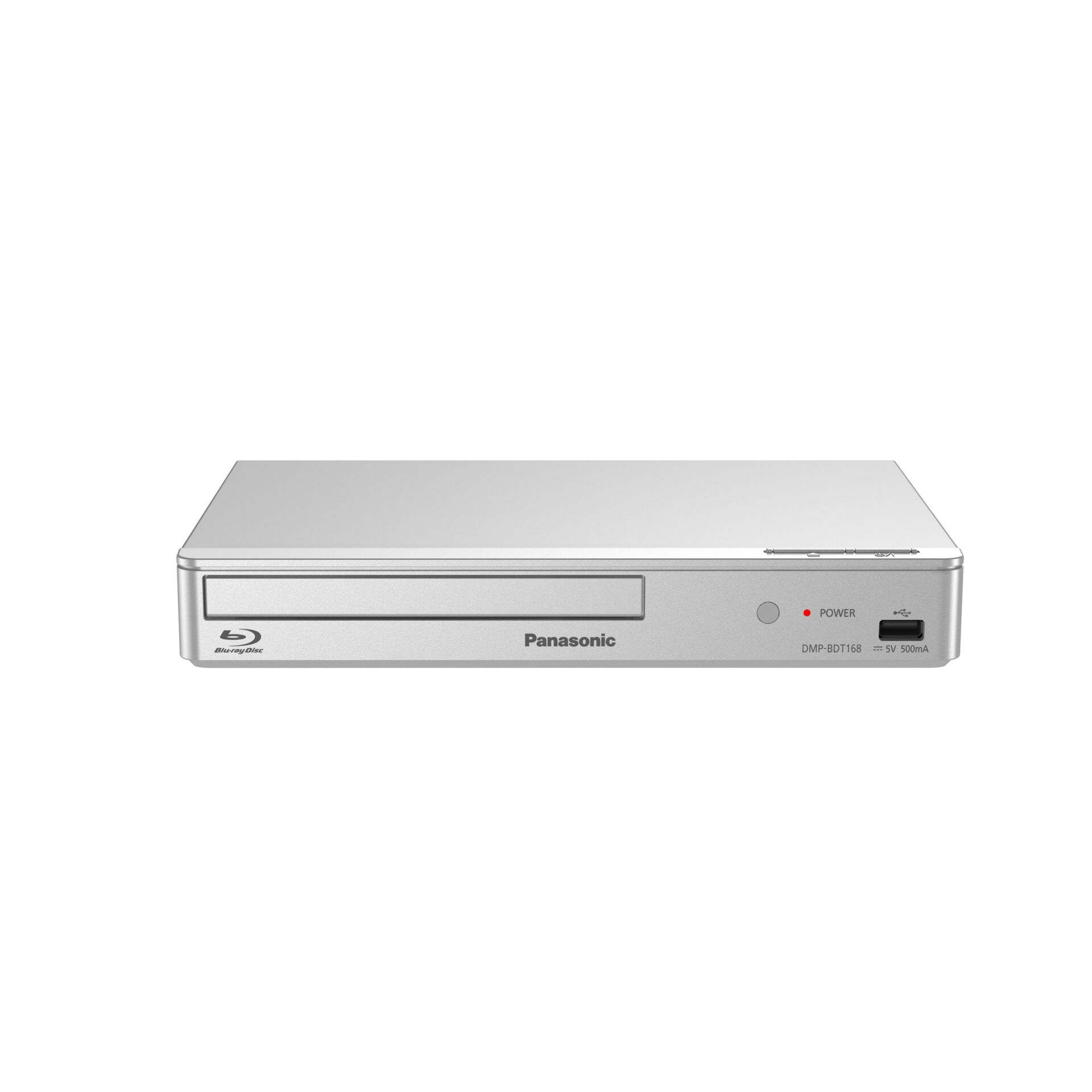Blu-ray Player, Panasonic, Silber, Slot-loading, USB/Power