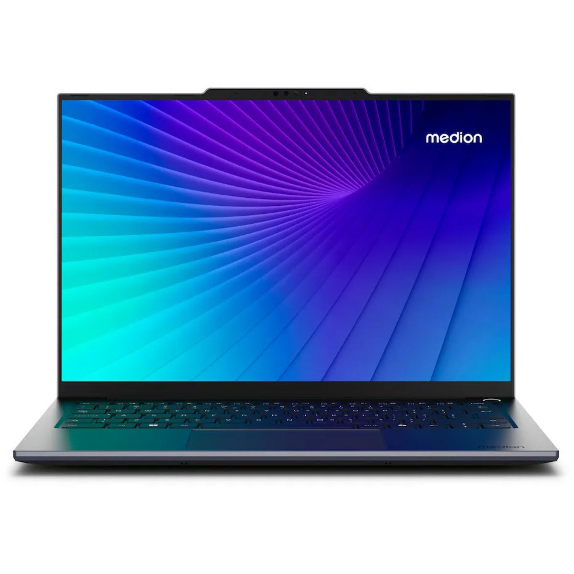 laptop, display, 14-15 Zoll, Aluminium, bläulich-grau