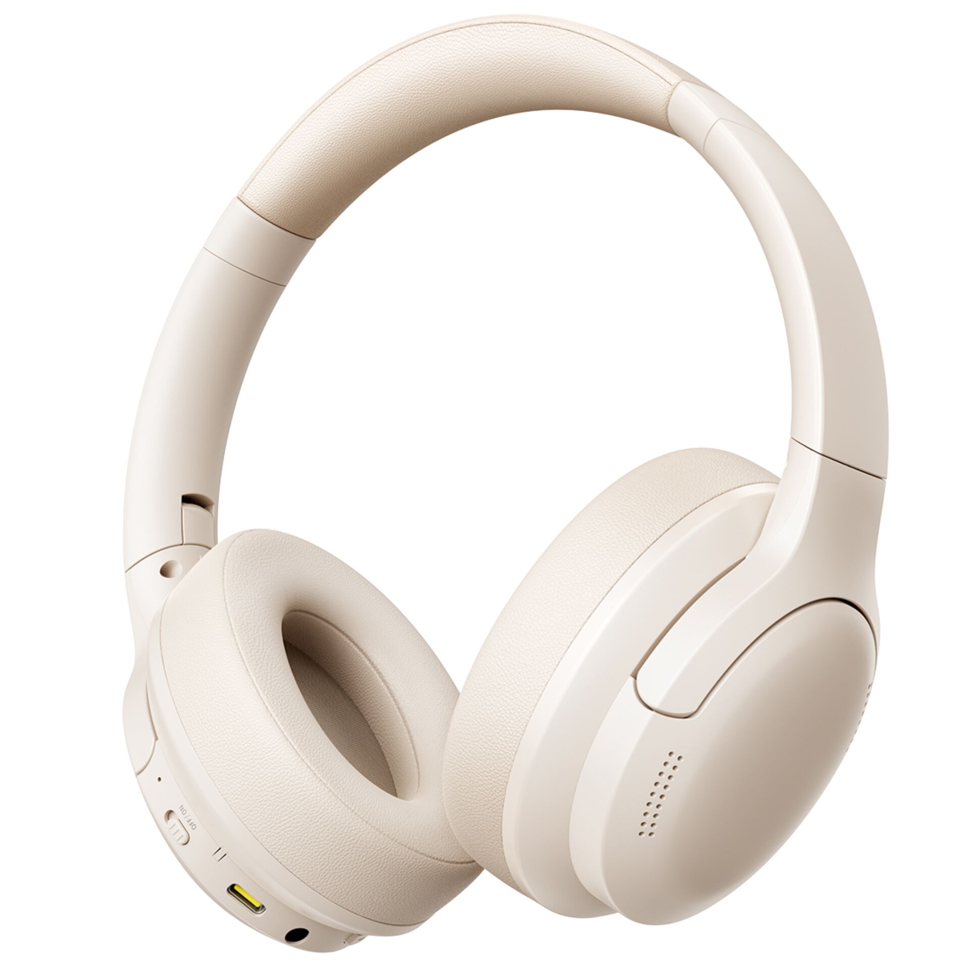 Kopfhörer, Over-Ear, Bluetooth, Beige, Geräuschunterdrückung