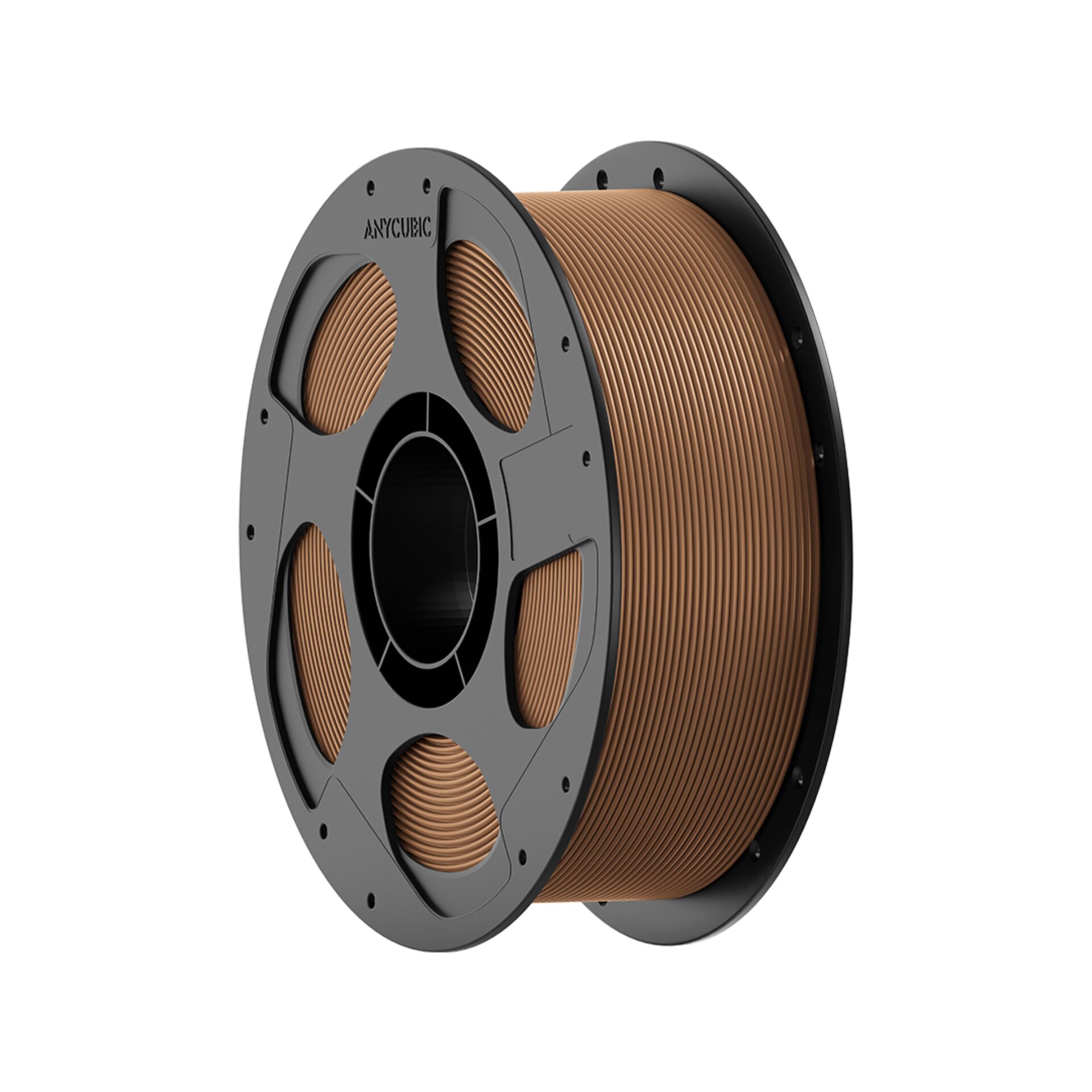 3D-Druck Filament, PLA-Filament, Kupferbraun, Spule, Spirale/gerolltes Draht