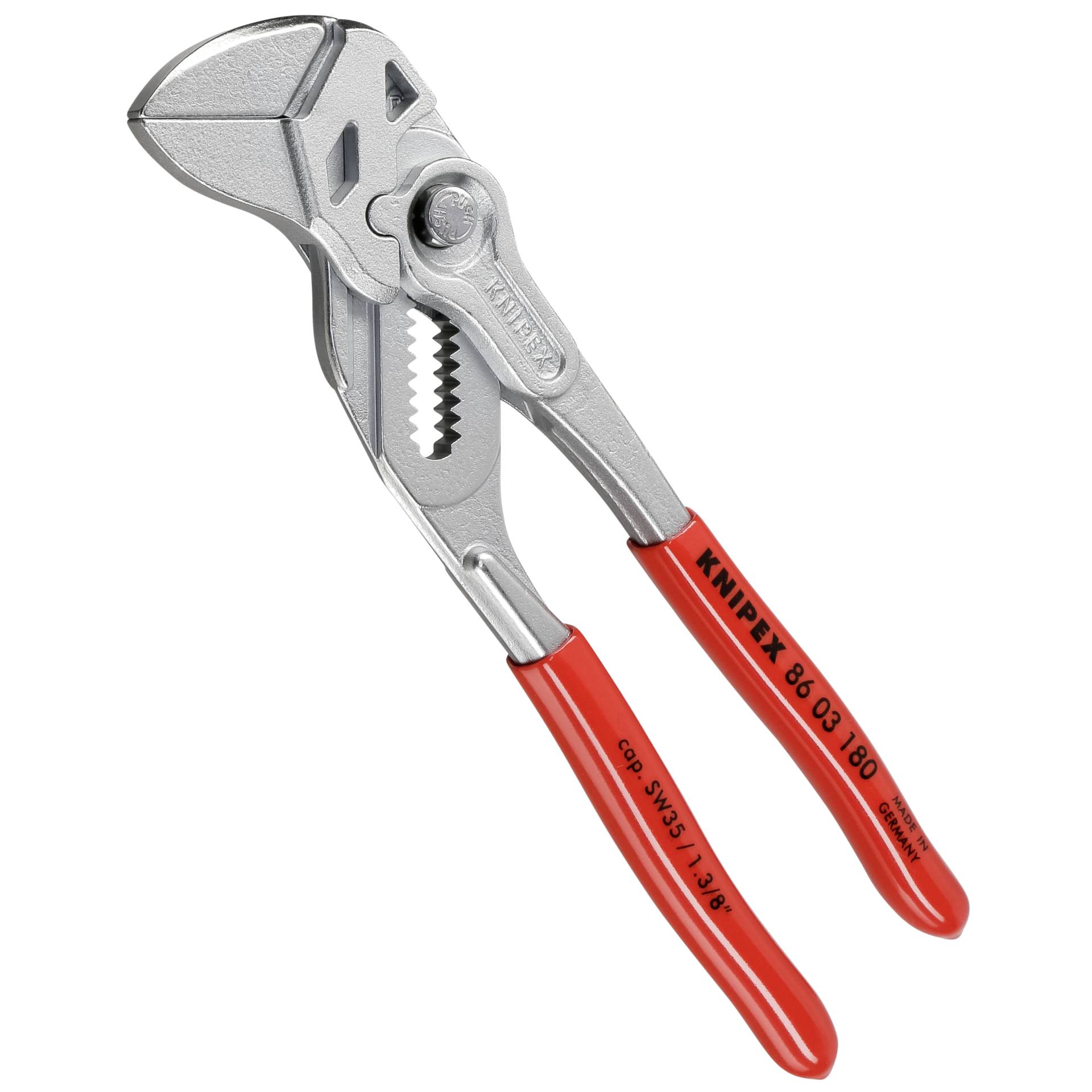 KNIPEX Zangenschlüssel  mit Kunststoff überzogen 180 mm