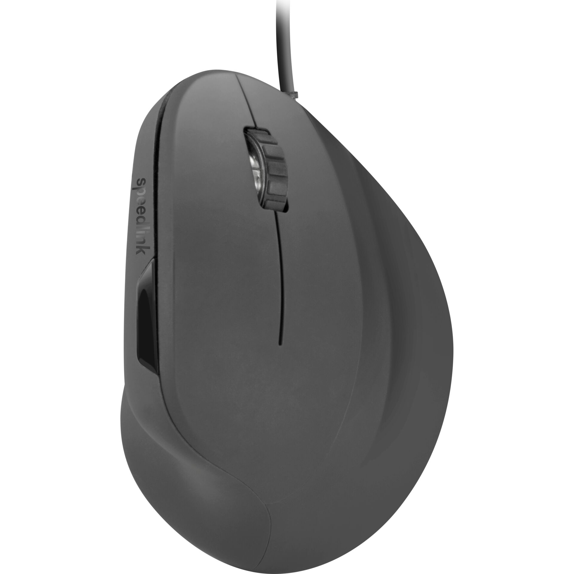 computer-mouse, wired-mouse, graustufen, scrollrad, ergonomische-form