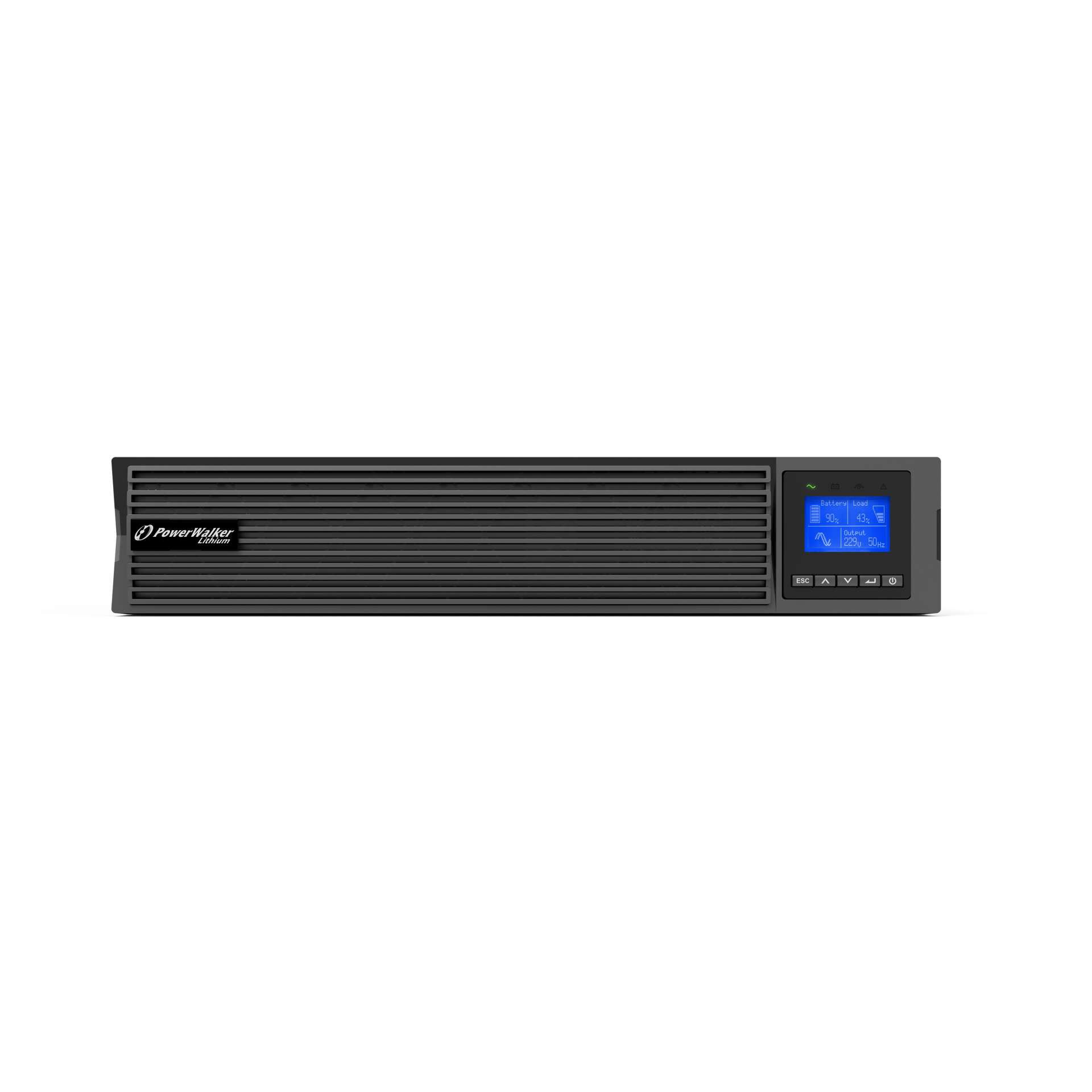 USV Rack, PowerWalker, Lithium, Display, Rackmount