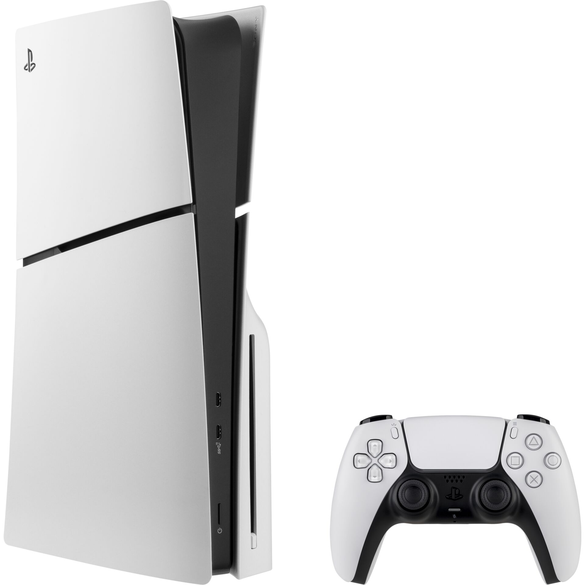 PlayStation 5, PS5, Konsole, Weiß, DualSense-Controller, USB-C, Laufwerklos