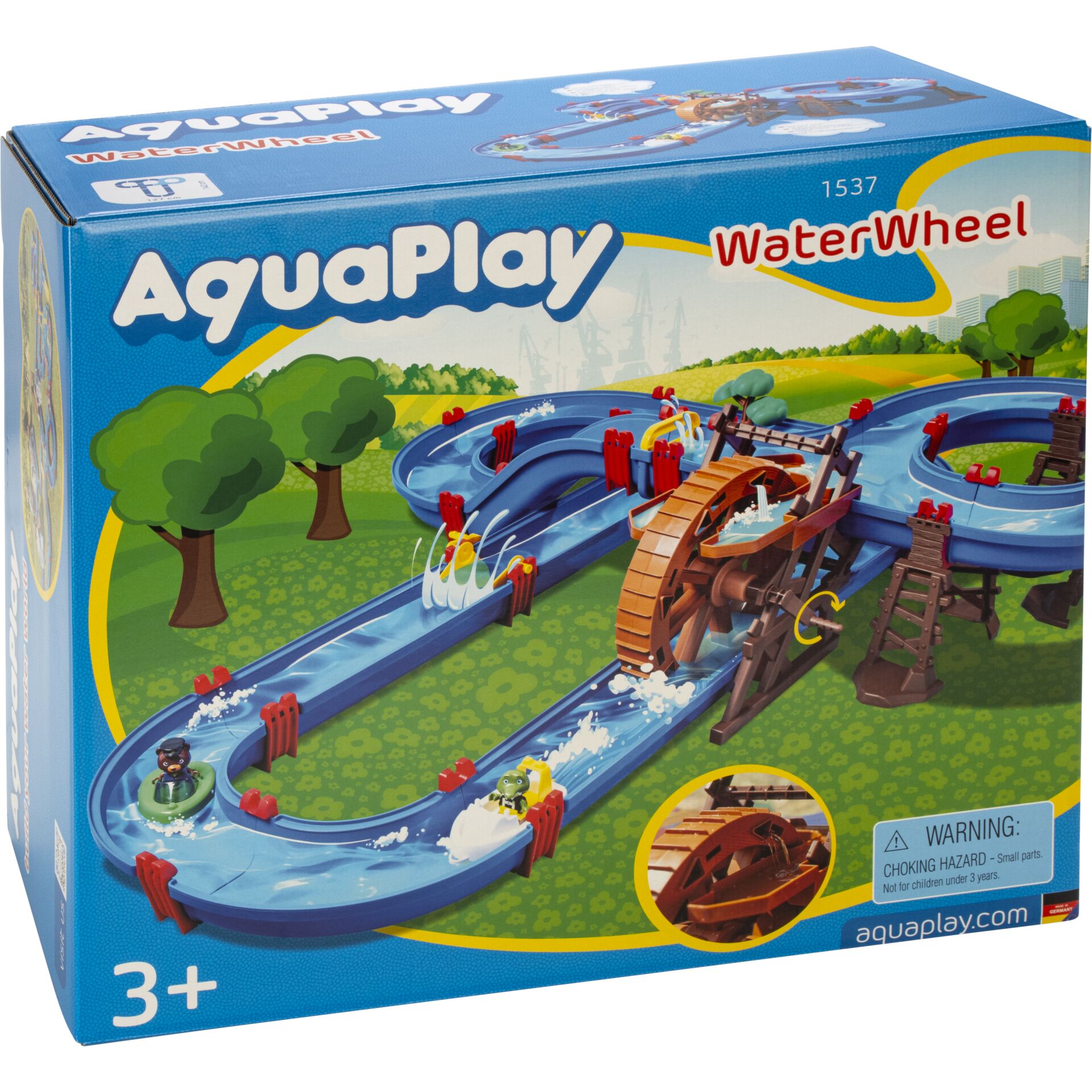 Water slide, Aquaplay, Toy set, Plastic track, Hydraulic wheel