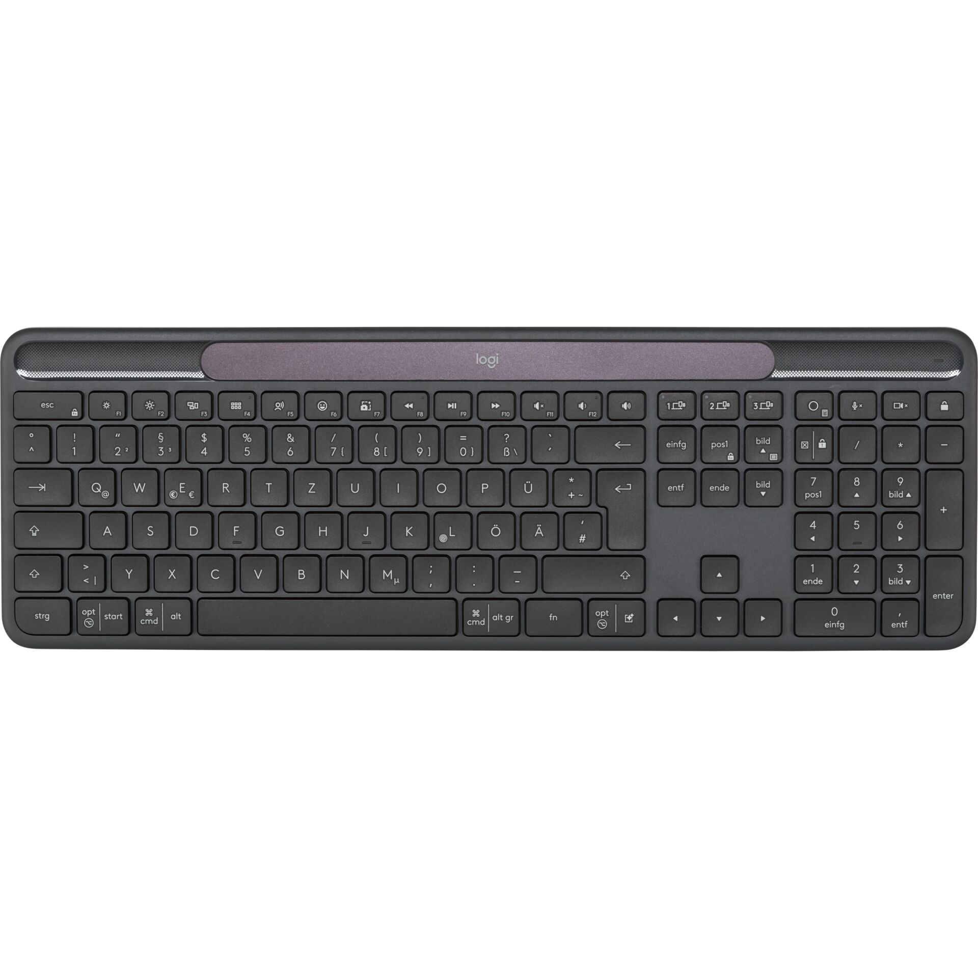 Tastatur, Kabellose Tastatur, QWERTZ, USB, Bluetooth