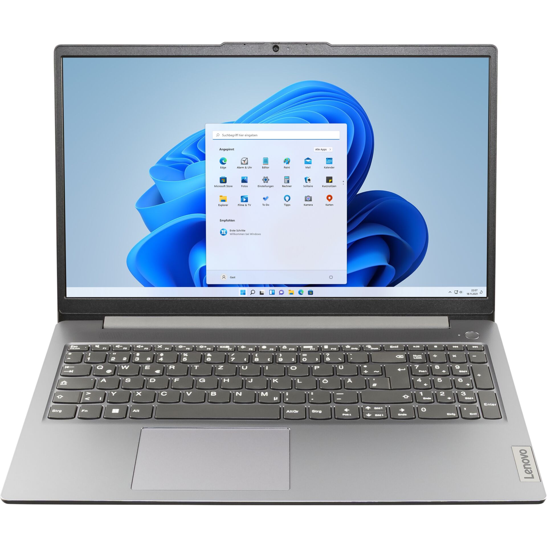 Laptop, Notebook, Windows, Silber, Tastatur