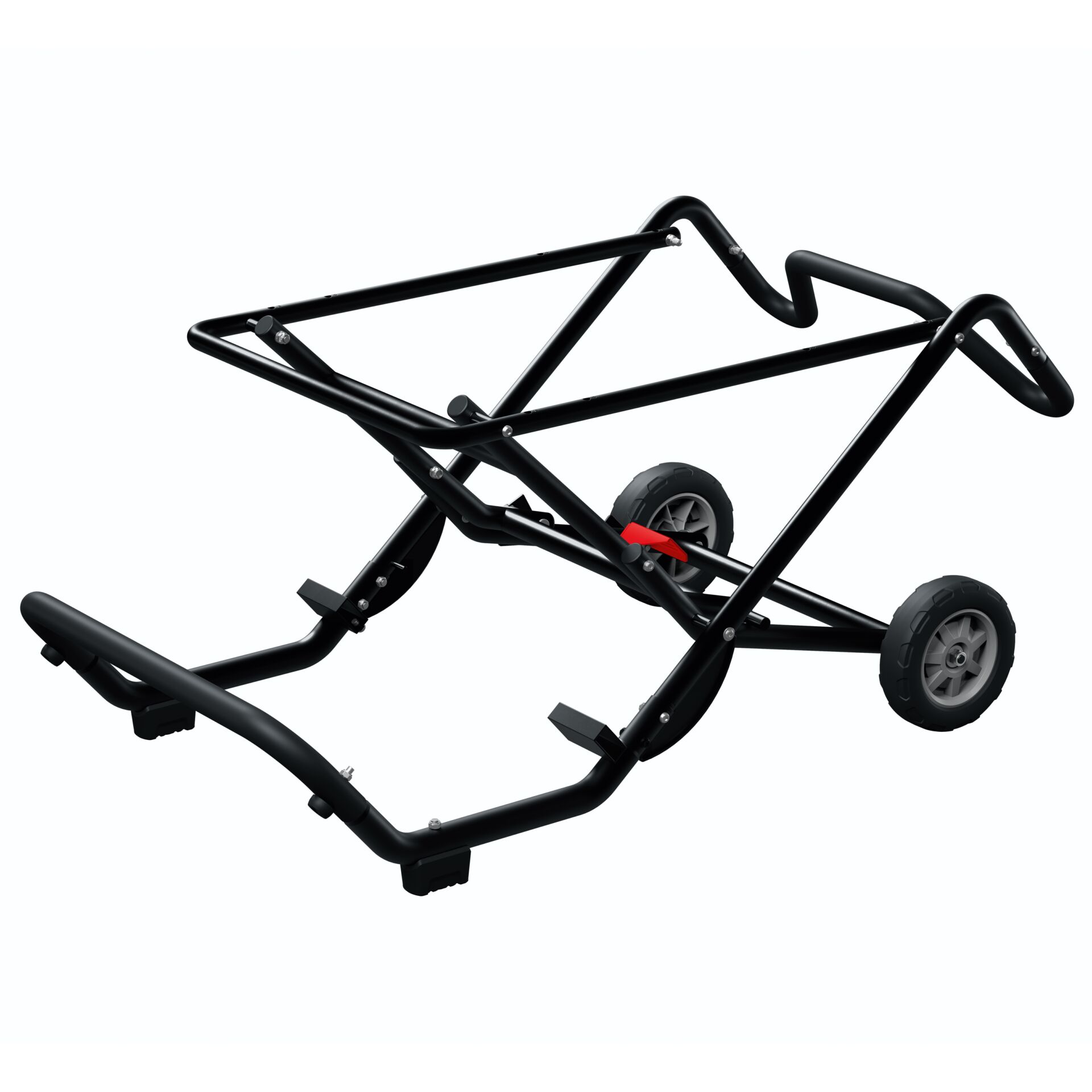 Fahrradträger, Rahmenkonstruktion, Kfattbar, Gepäckträger, Räder