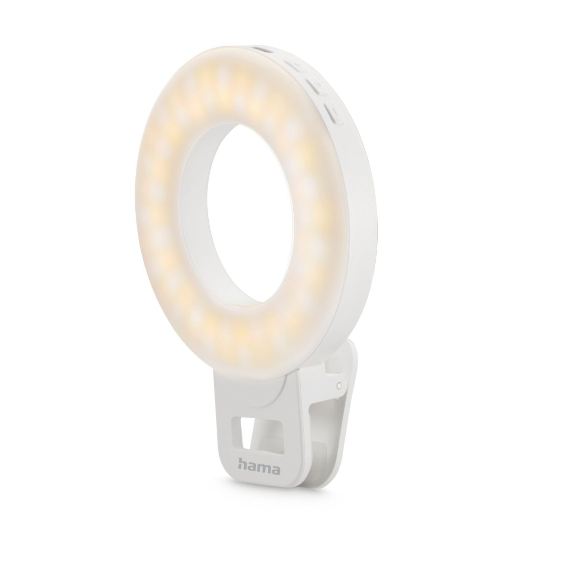 Ringleuchte, LED, Klippen-Leuchte, Weiß, dimmbar