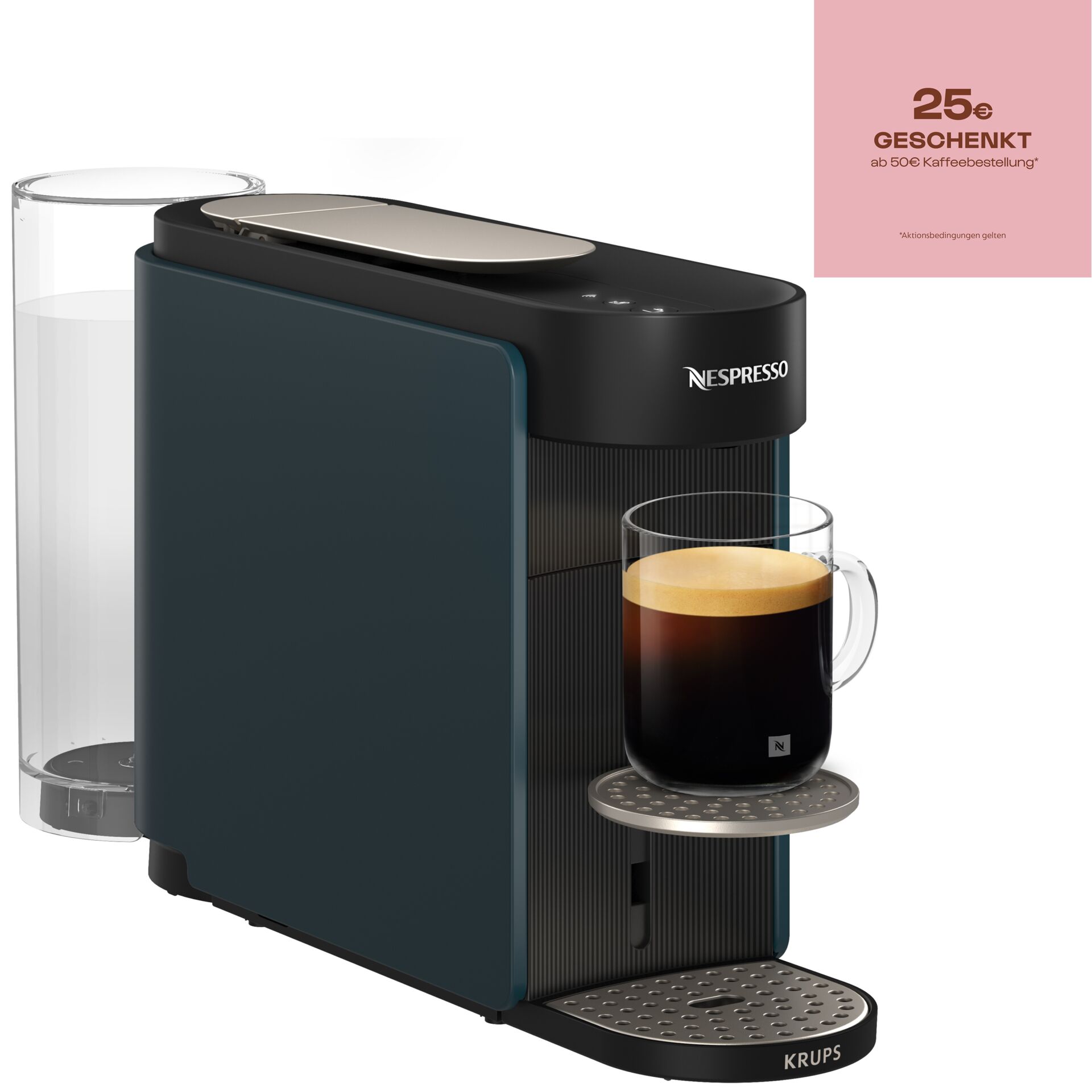 Kaffeemaschine, Kapselmaschine, Espresso, Milchbehälter, Kaffeezubereitung, Kaffeemaschine, Kapselmaschine, Espresso, KRUPS, Milchschaum