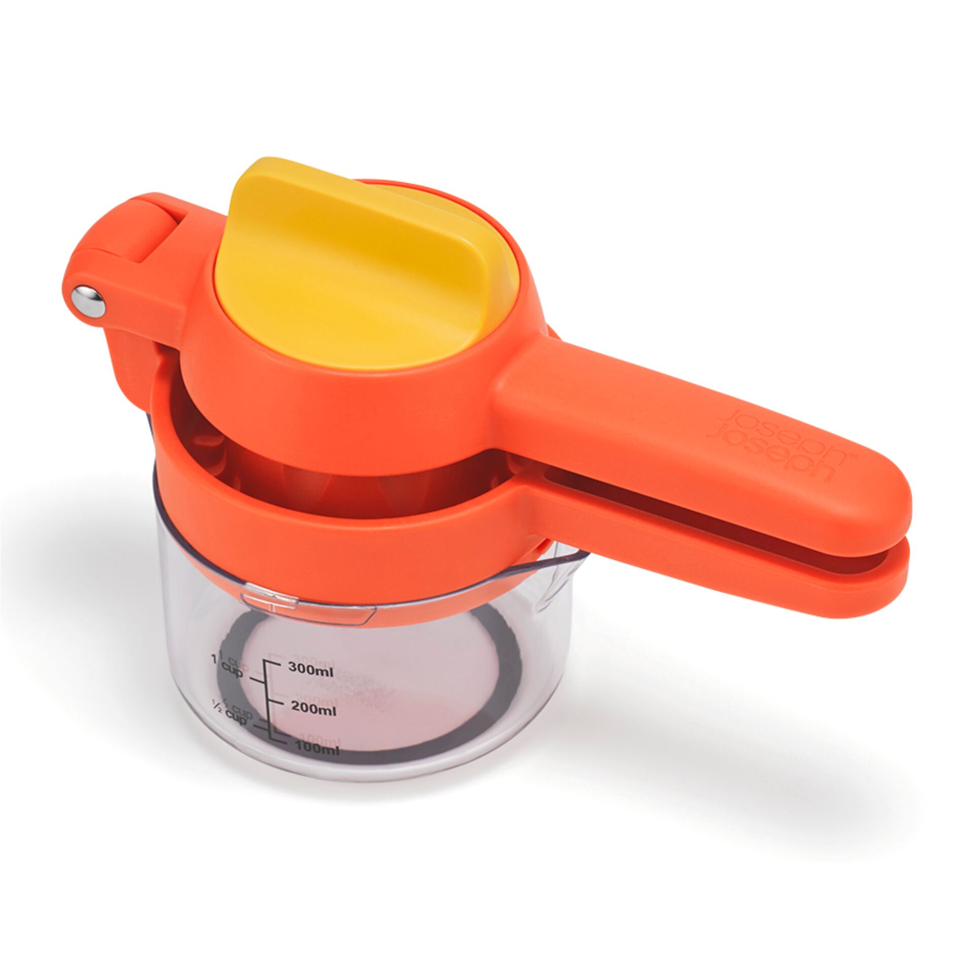 Kaffeemaschine, Portionierer, Messbecher, Kochlöffel?, orange