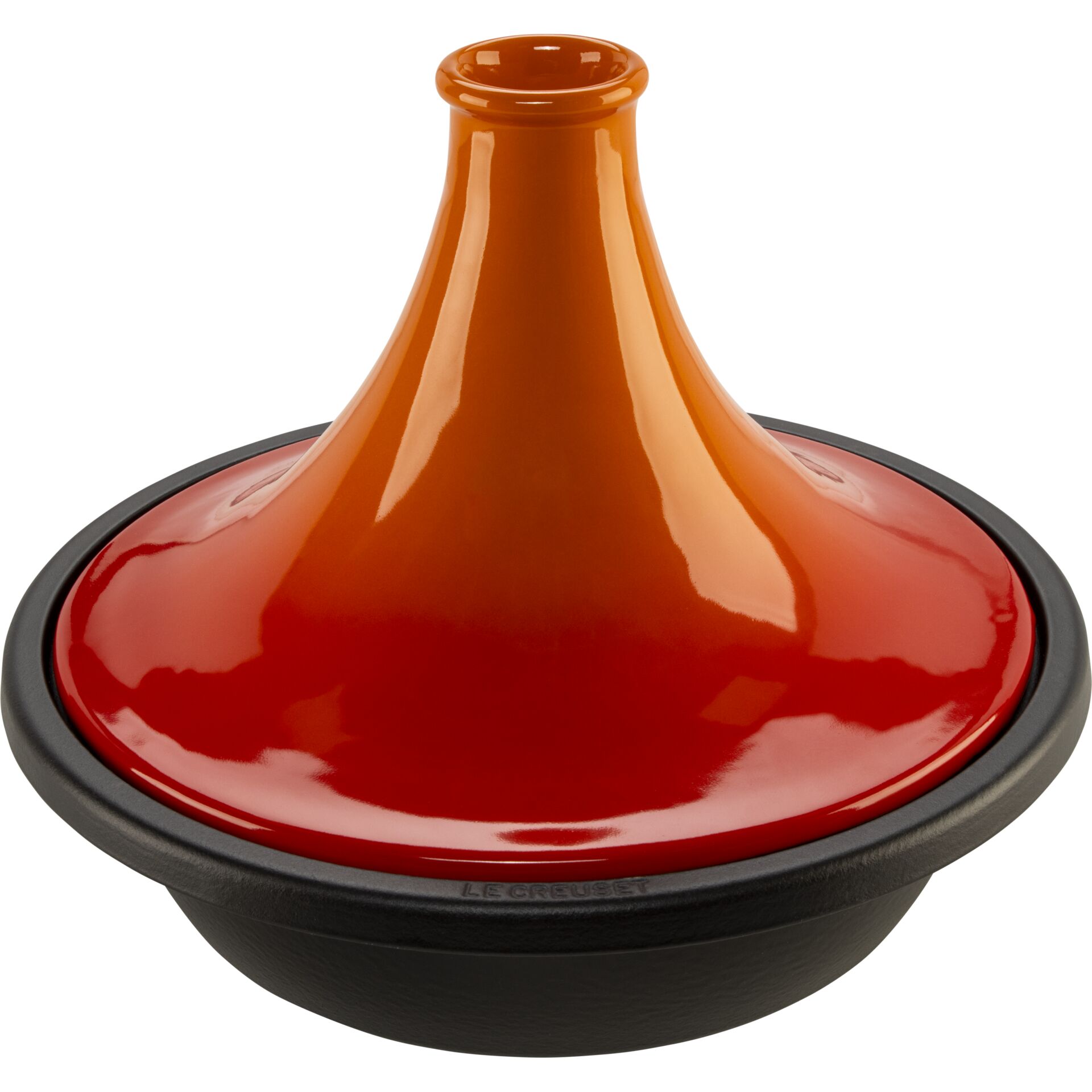 tortilla-stand, tagine, tagine-pot, orange-glaze, ceramic-lid
