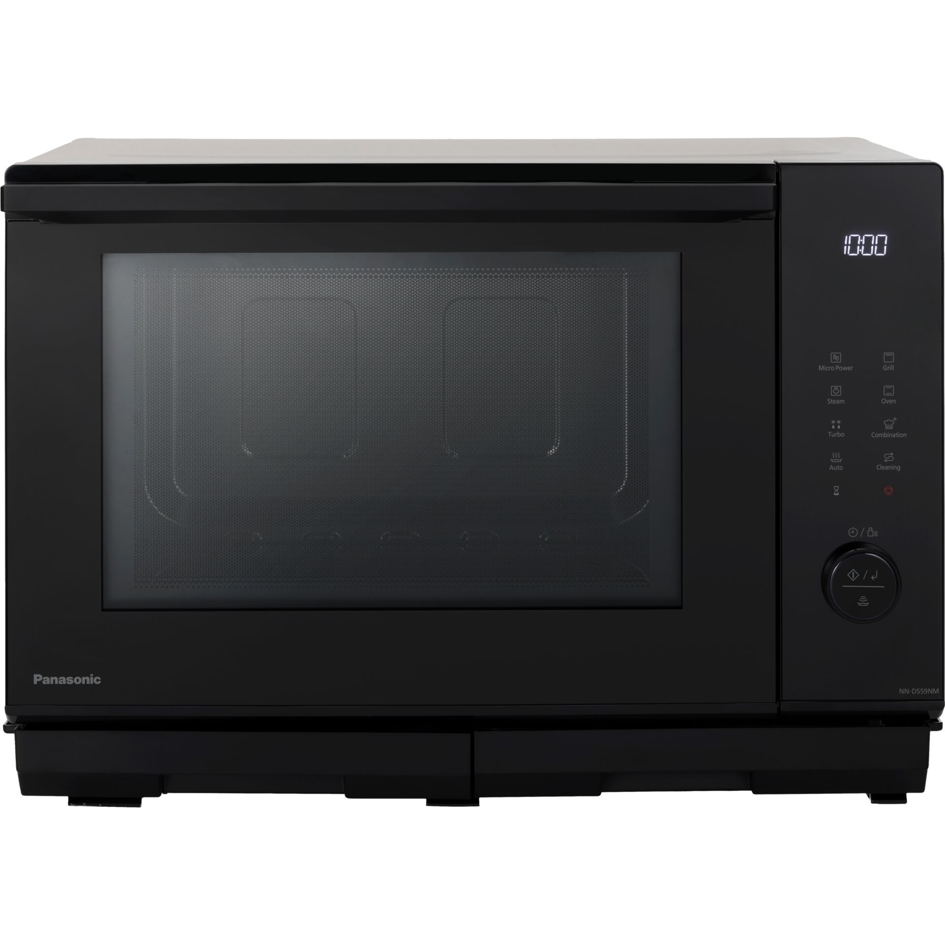 Mikrowelle, Backofen, Schwarz, Glasfront, Digitaldisplay