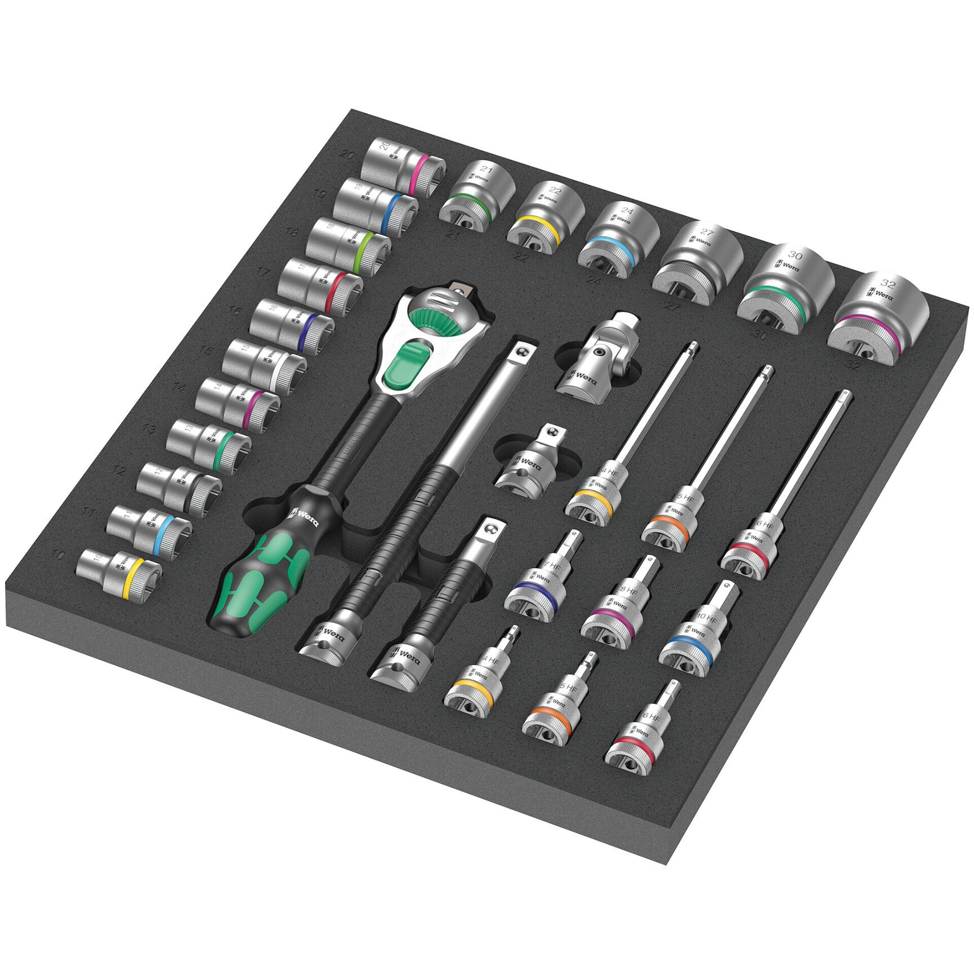 Socket-Schlüsselsatz, Ratschen, Torx, Handwerkzeuge, Werkzeugablage