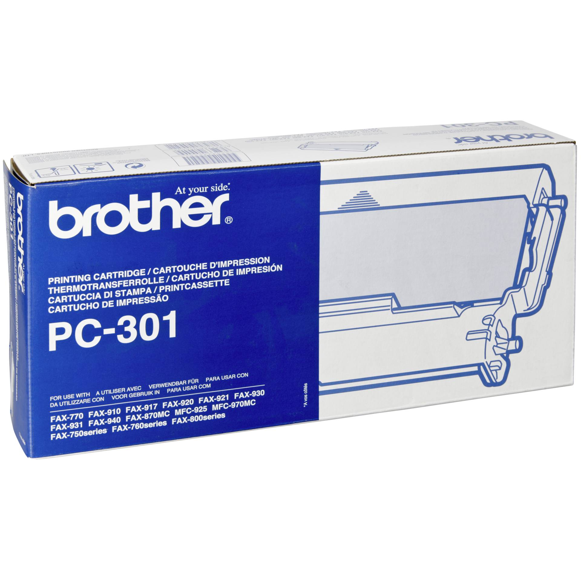 Brother PC 301 Mehrfachkassette  inkl. Thermotransferrolle