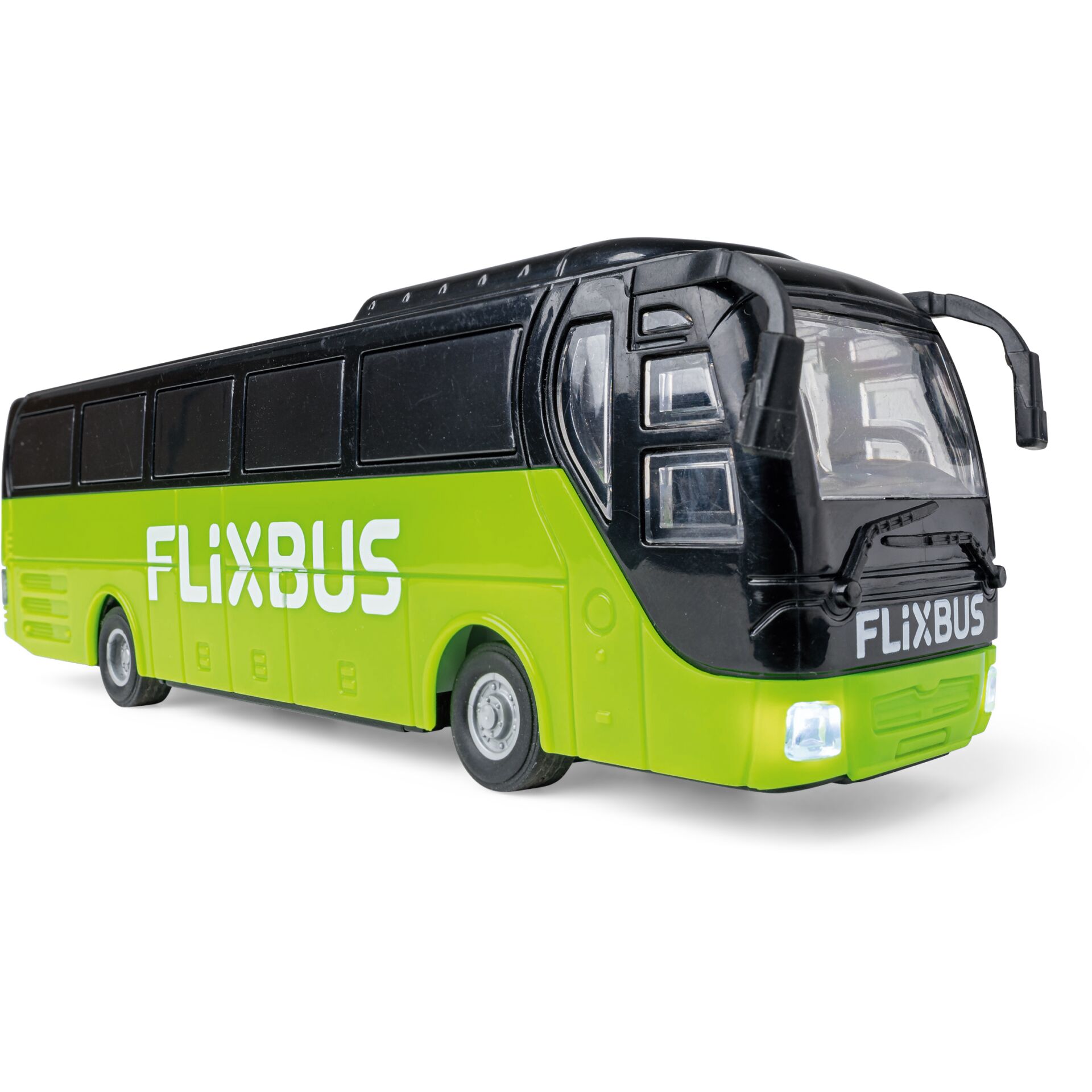 Flixbus, Bus, Grün, Modellbus, Scheinwerfer